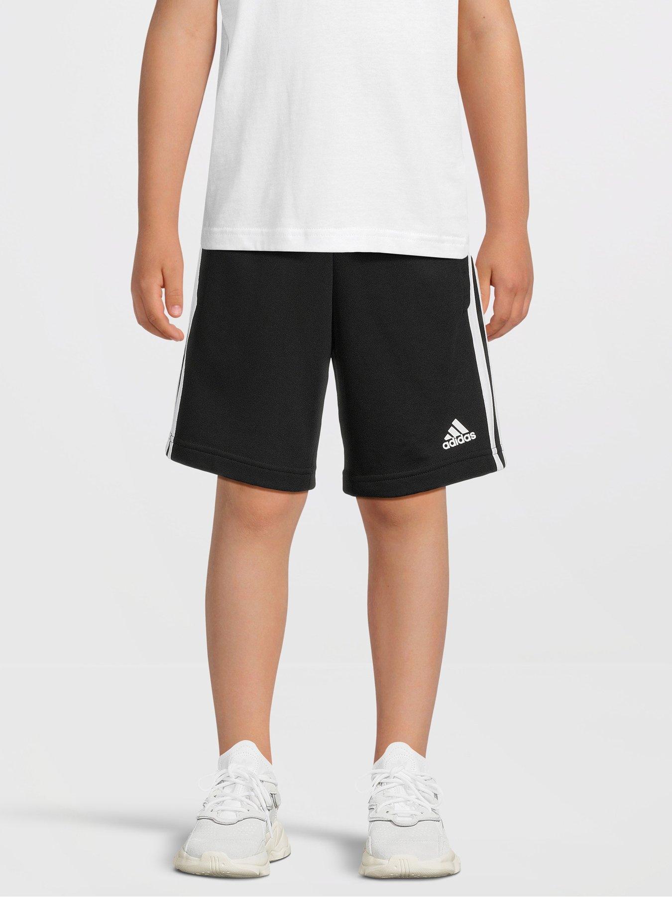 adidas-sportswear-kids-essentials-shorts-blackwhite