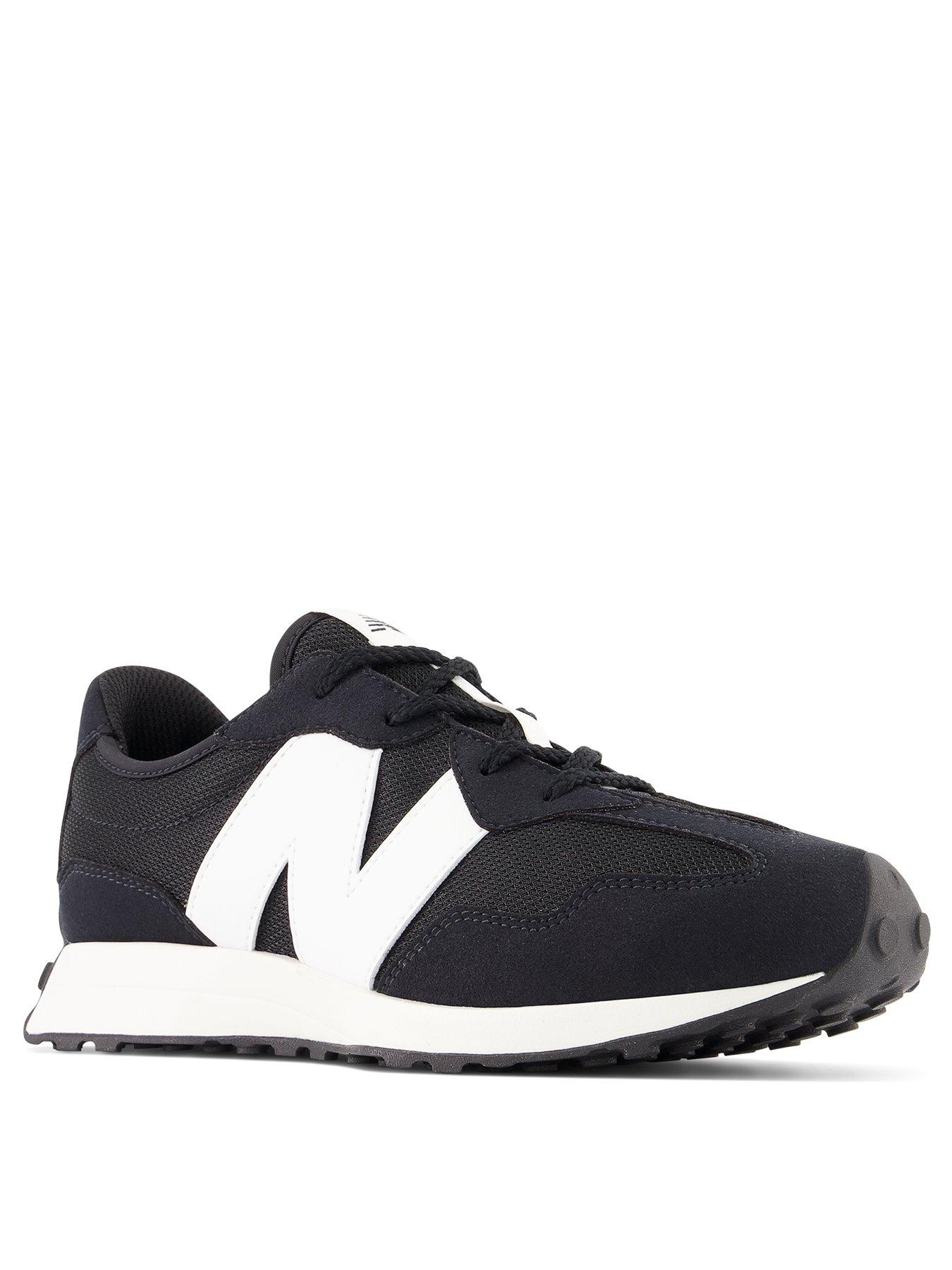 Image 2 of 7 of New Balance Junior Unisex 327 Trainers - Black/White