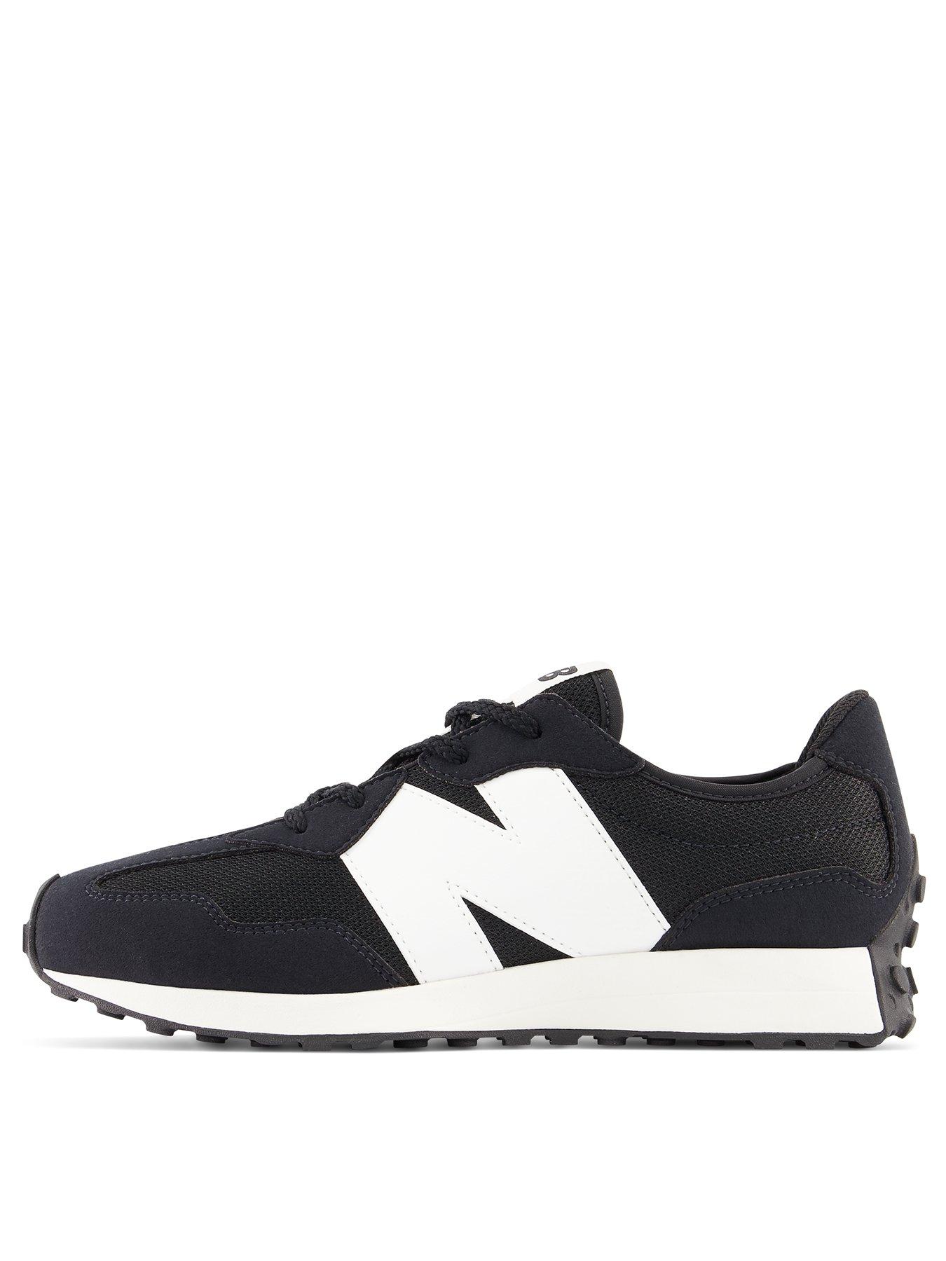 Image 3 of 7 of New Balance Junior Unisex 327 Trainers - Black/White