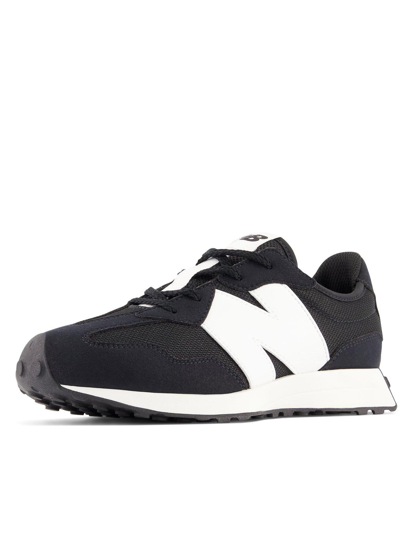 Image 6 of 7 of New Balance Junior Unisex 327 Trainers - Black/White