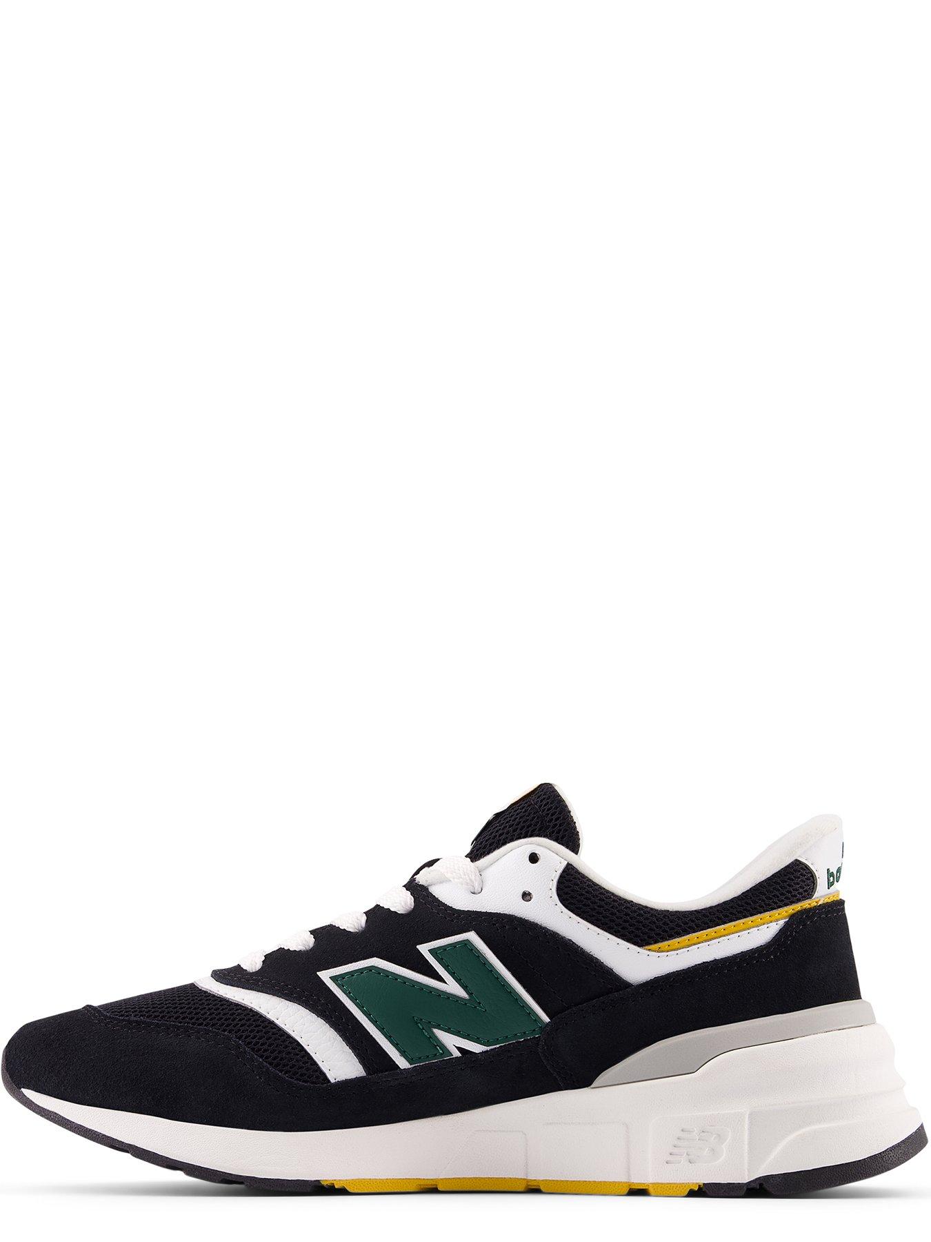 New balance black and green on sale