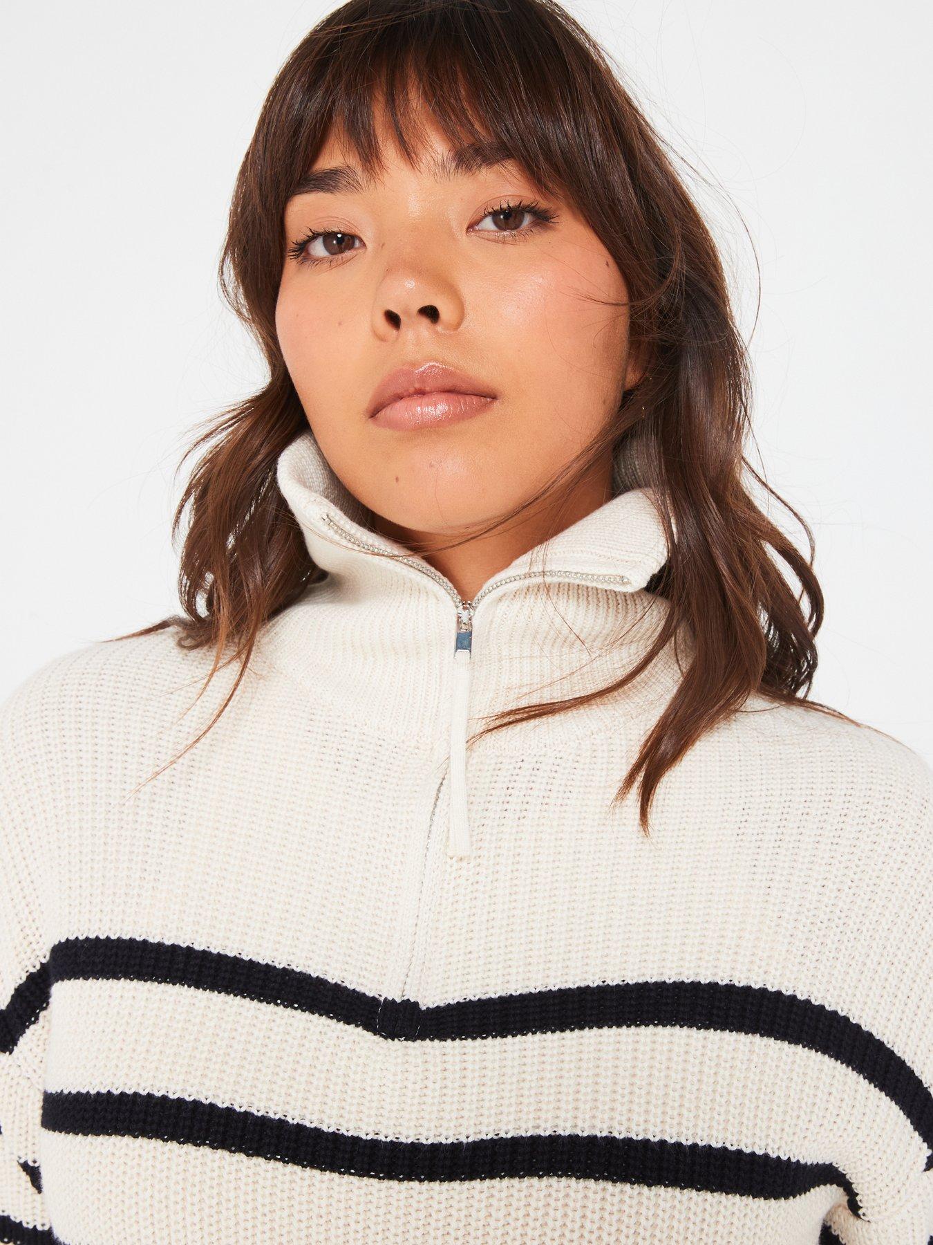 v-by-very-curve-zip-neck-stripe-jumper-creamoutfit