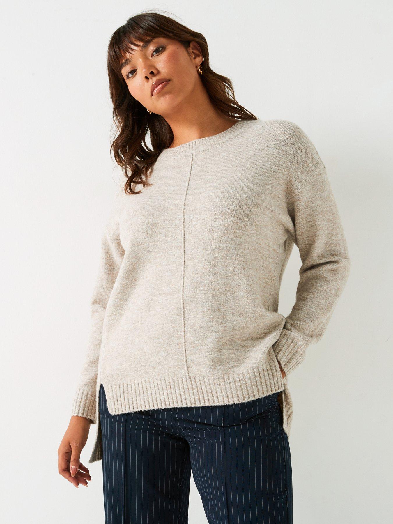 v-by-very-curve-step-hem-jumper-beigefront