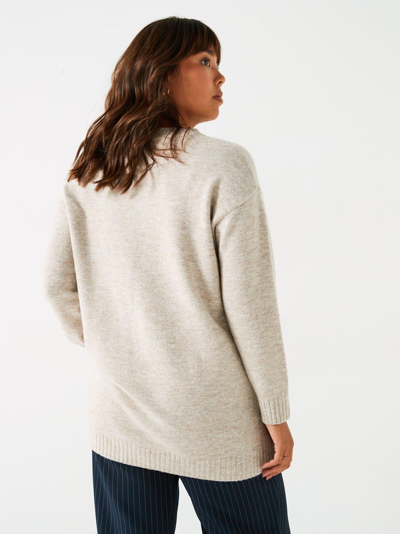 v-by-very-curve-step-hem-jumper-beigestillFront