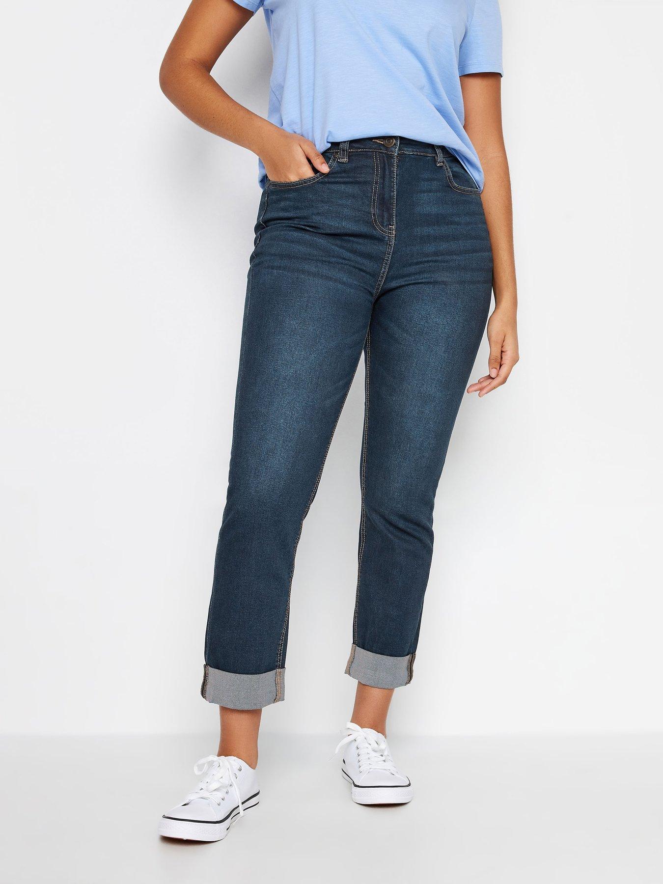 Image of M&Co Mid-wash Cigarette Jean 31"