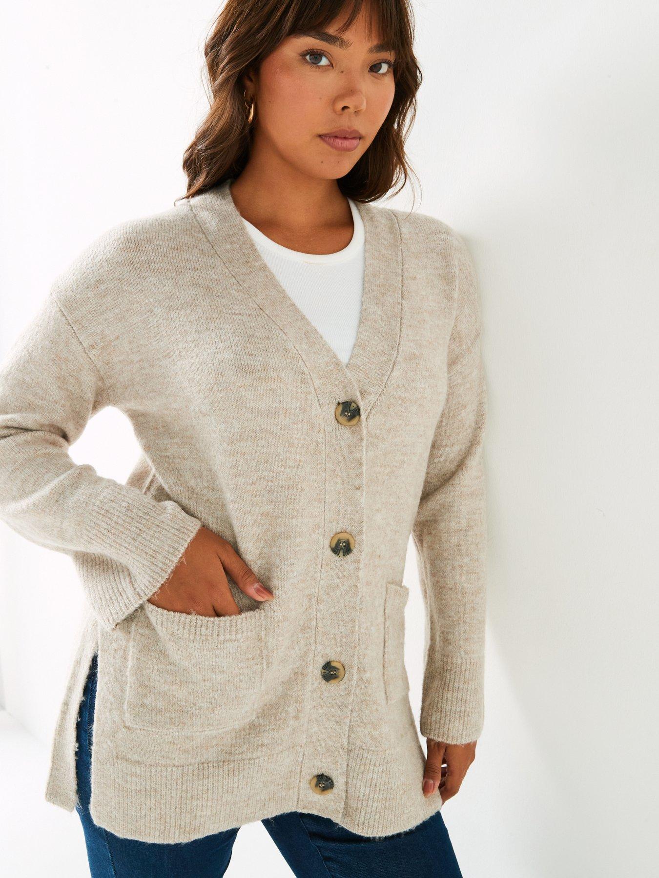 v-by-very-curve-button-through-split-hem-cardigan-beige