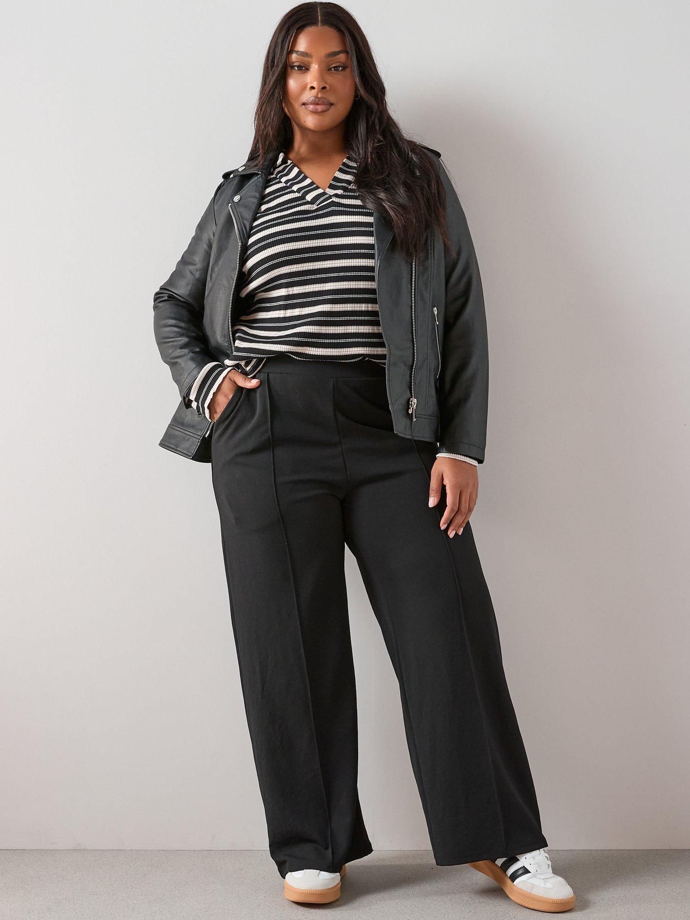 Image 3 of 6 of The Very Collection Curve Curve Longline PU Biker Jacket