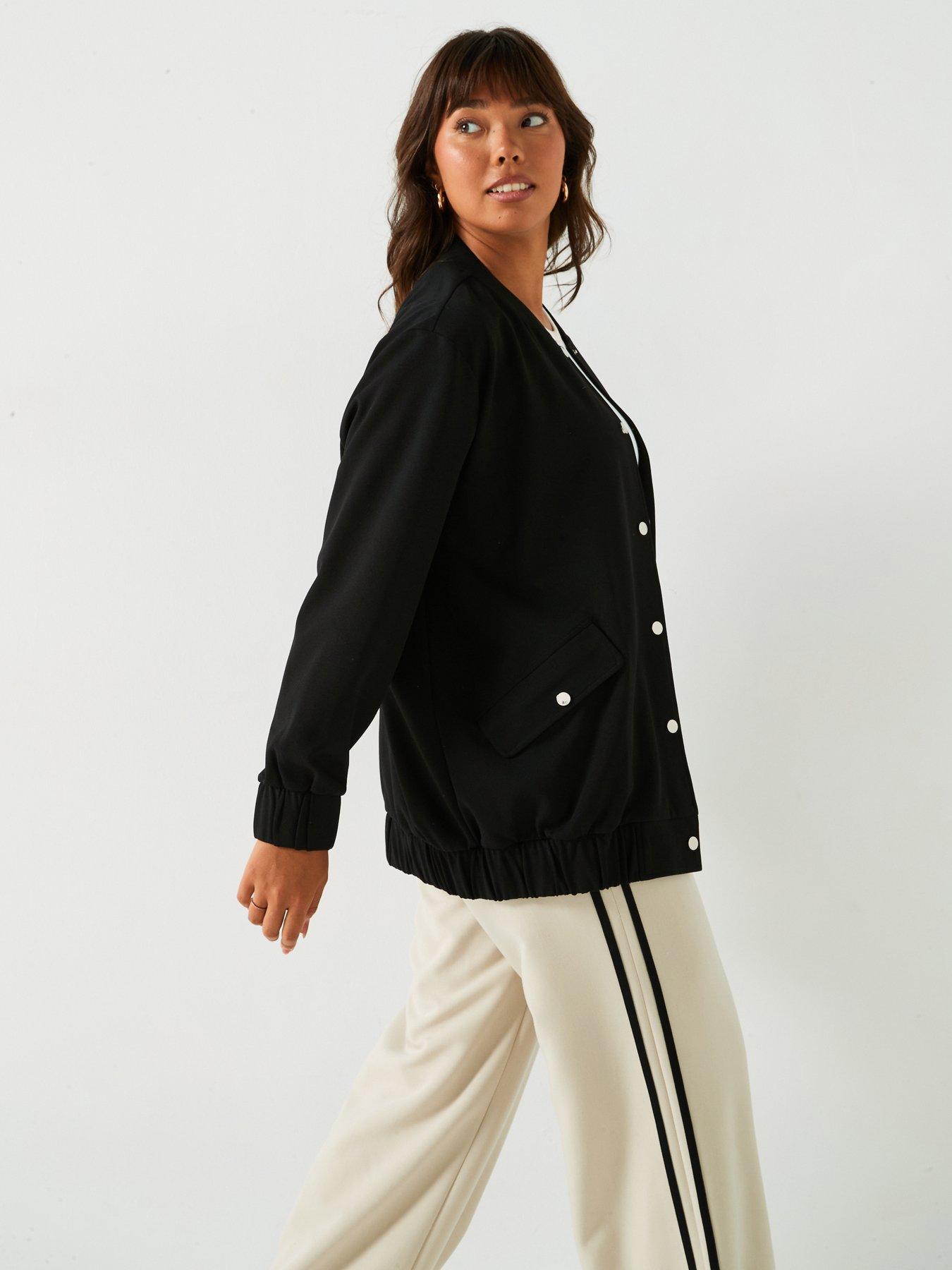 v-by-very-curve-stretch-bomber-jacket-blackdetail