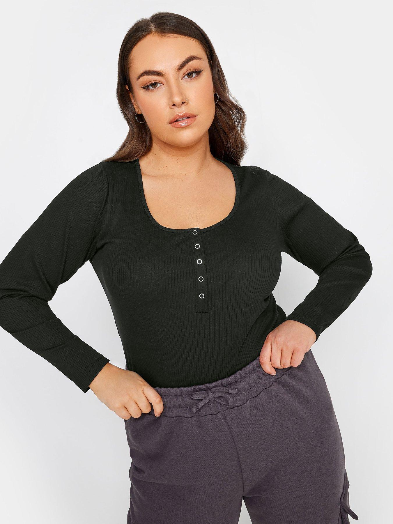 Cotton On / Staple Rib Scoop Neck Long Sleeve Top, Women's Fashion, Tops,  Longsleeves on Carousell
