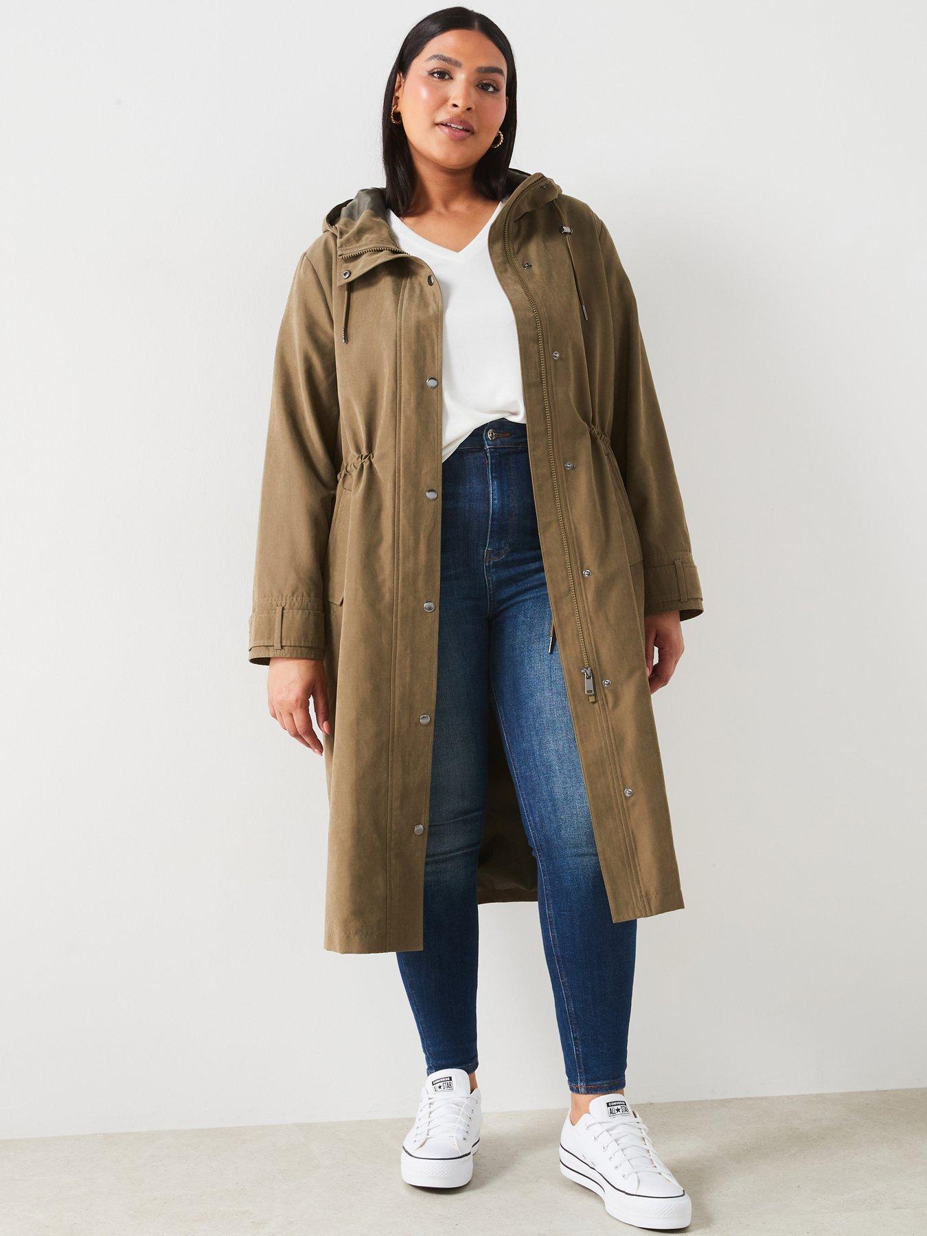 v-by-very-curve-lightweight-hooded-parka-coat-khaki