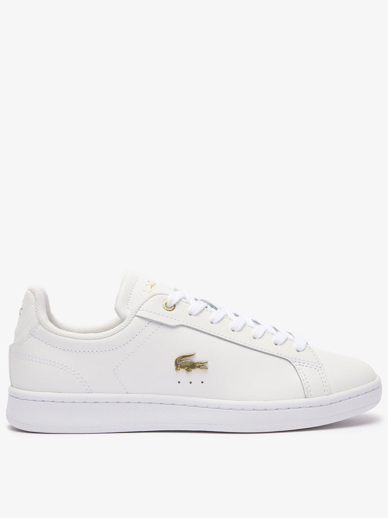 Lacoste Carnaby Pro Court Trainers White gold