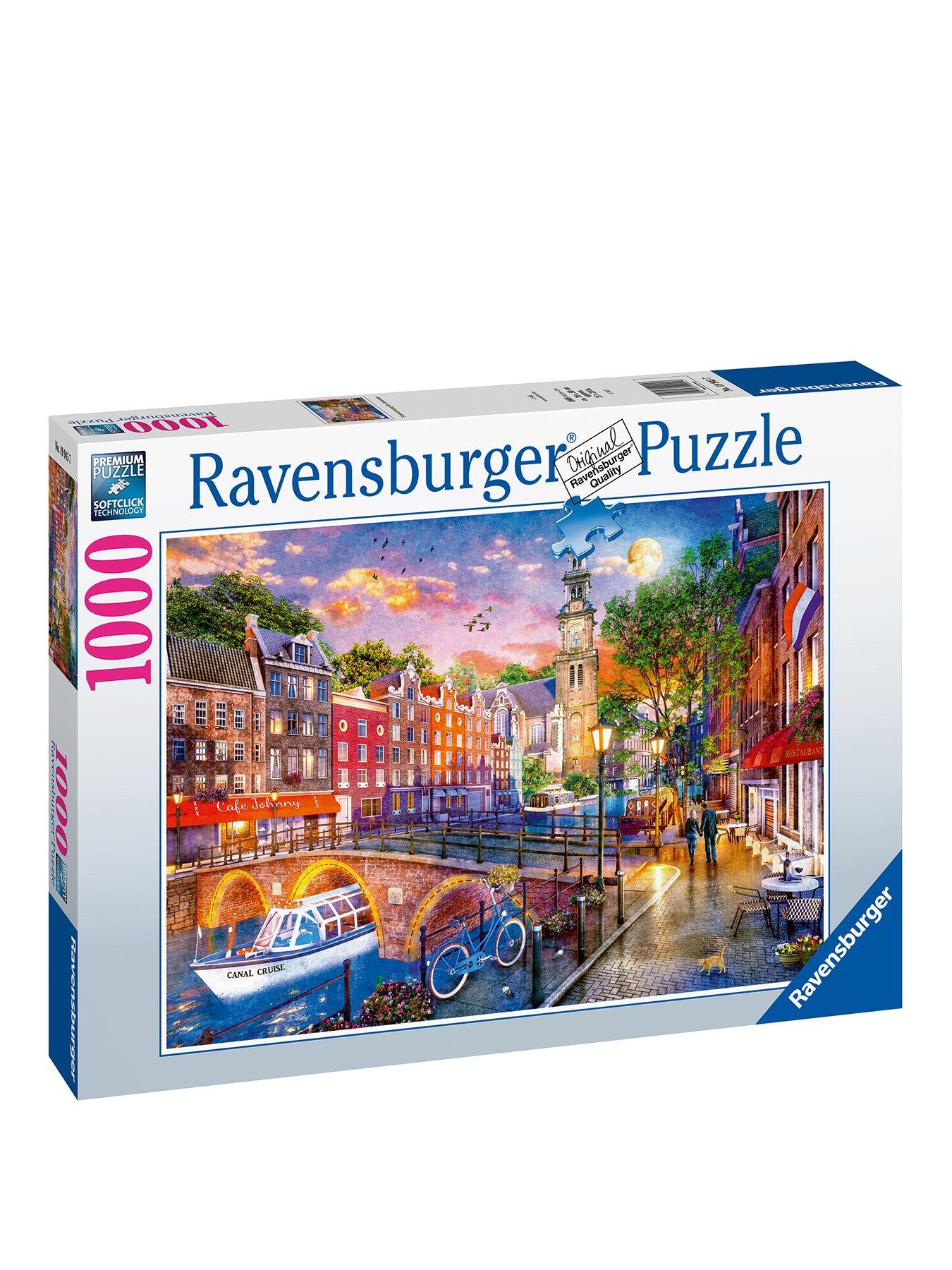 Image 1 of 6 of Ravensburger Amsterdam 1000 piece Jigsaw Puzzle