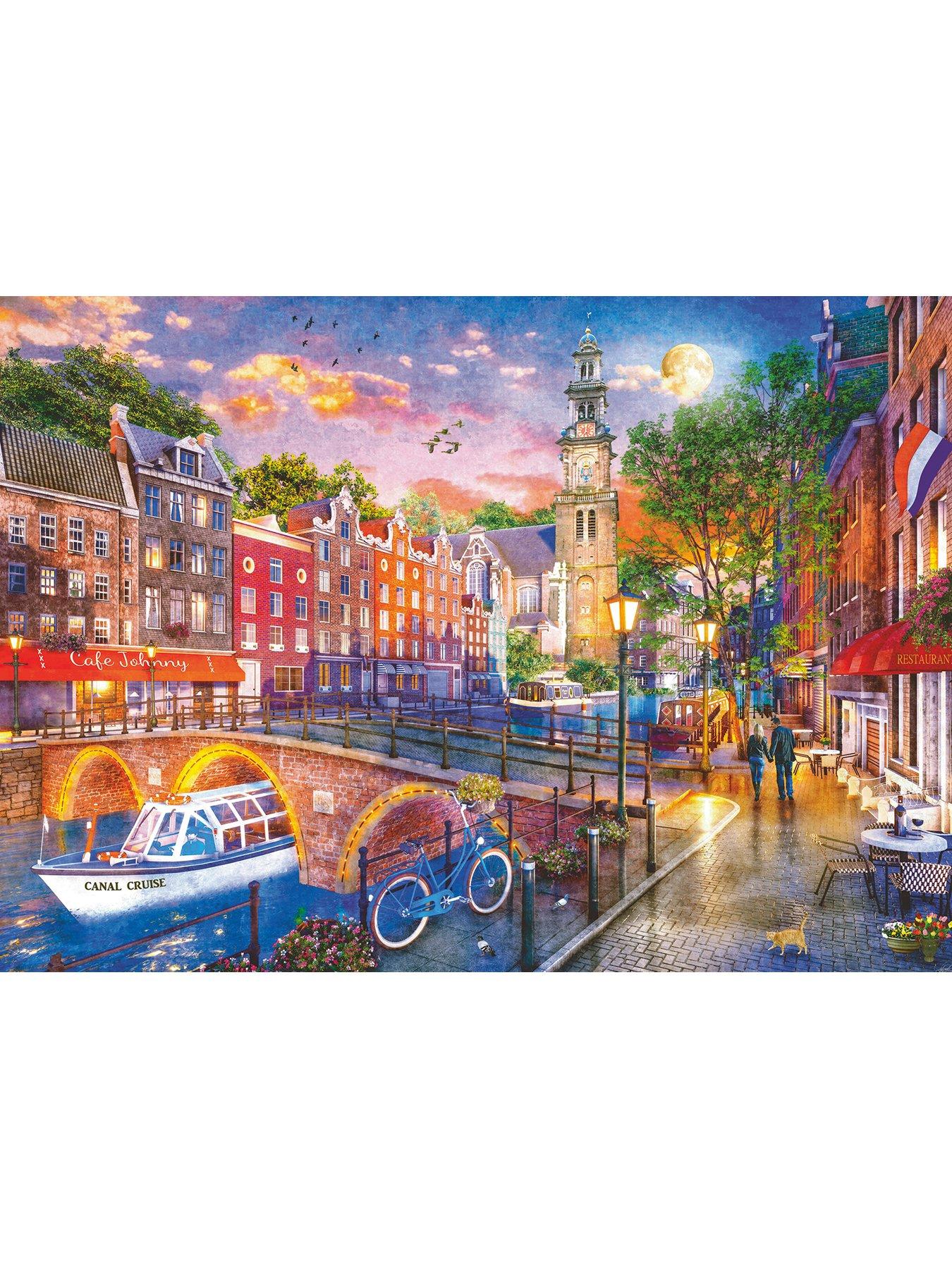 Image 2 of 6 of Ravensburger Amsterdam 1000 piece Jigsaw Puzzle
