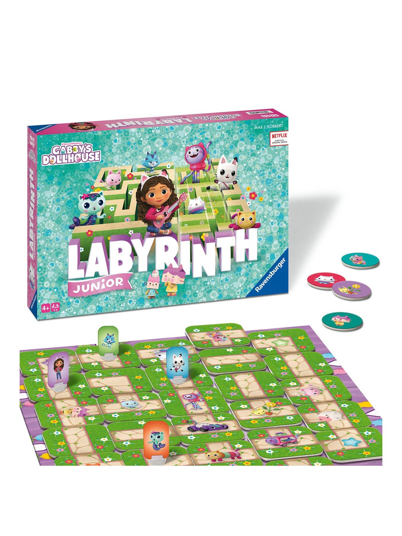 undefined Gabby's Dollhouse Labyrinth Junior - The Moving Maze Game