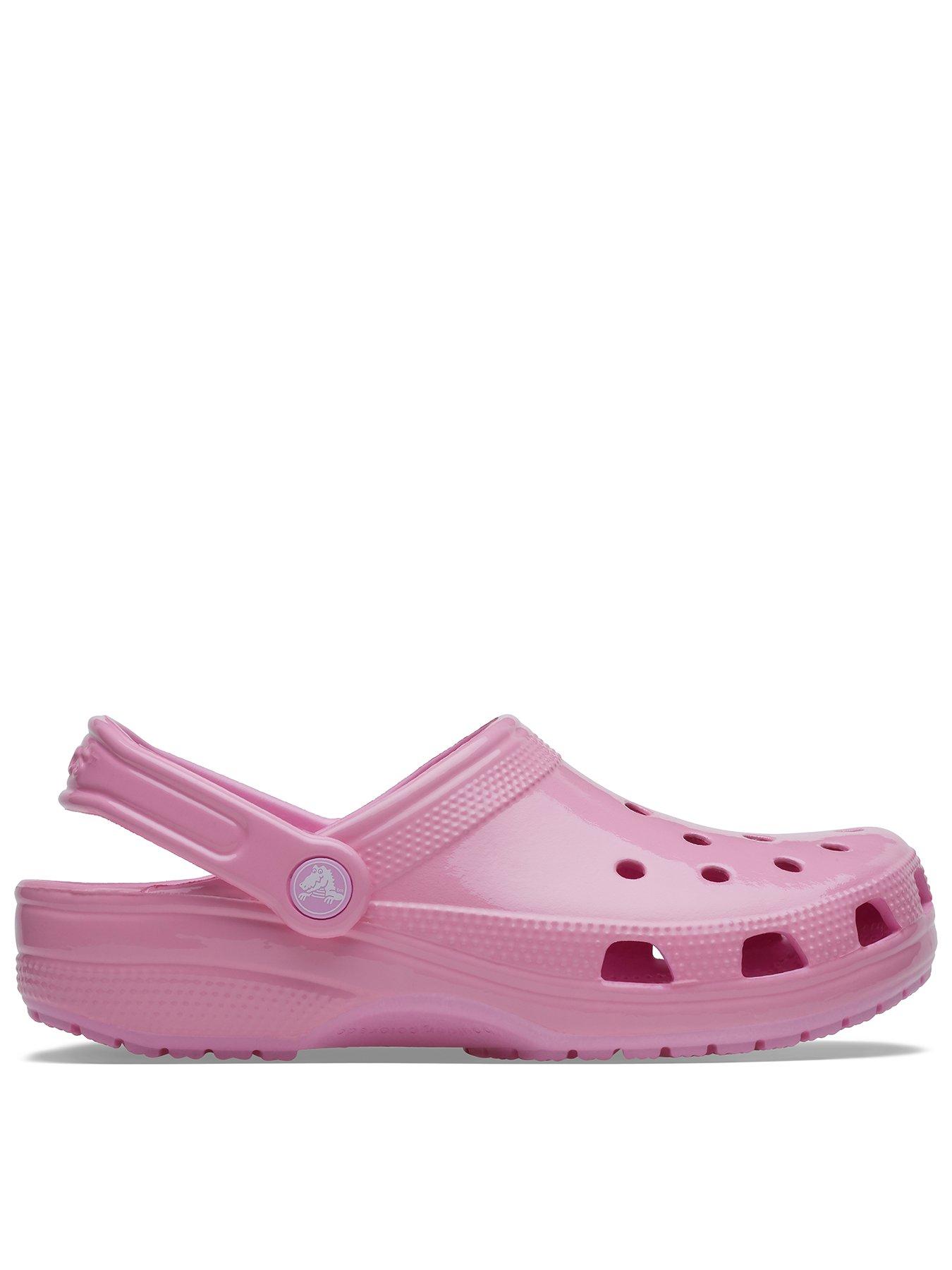 crocs-crocs-classic-high-shine-clog-pink-tweedfront