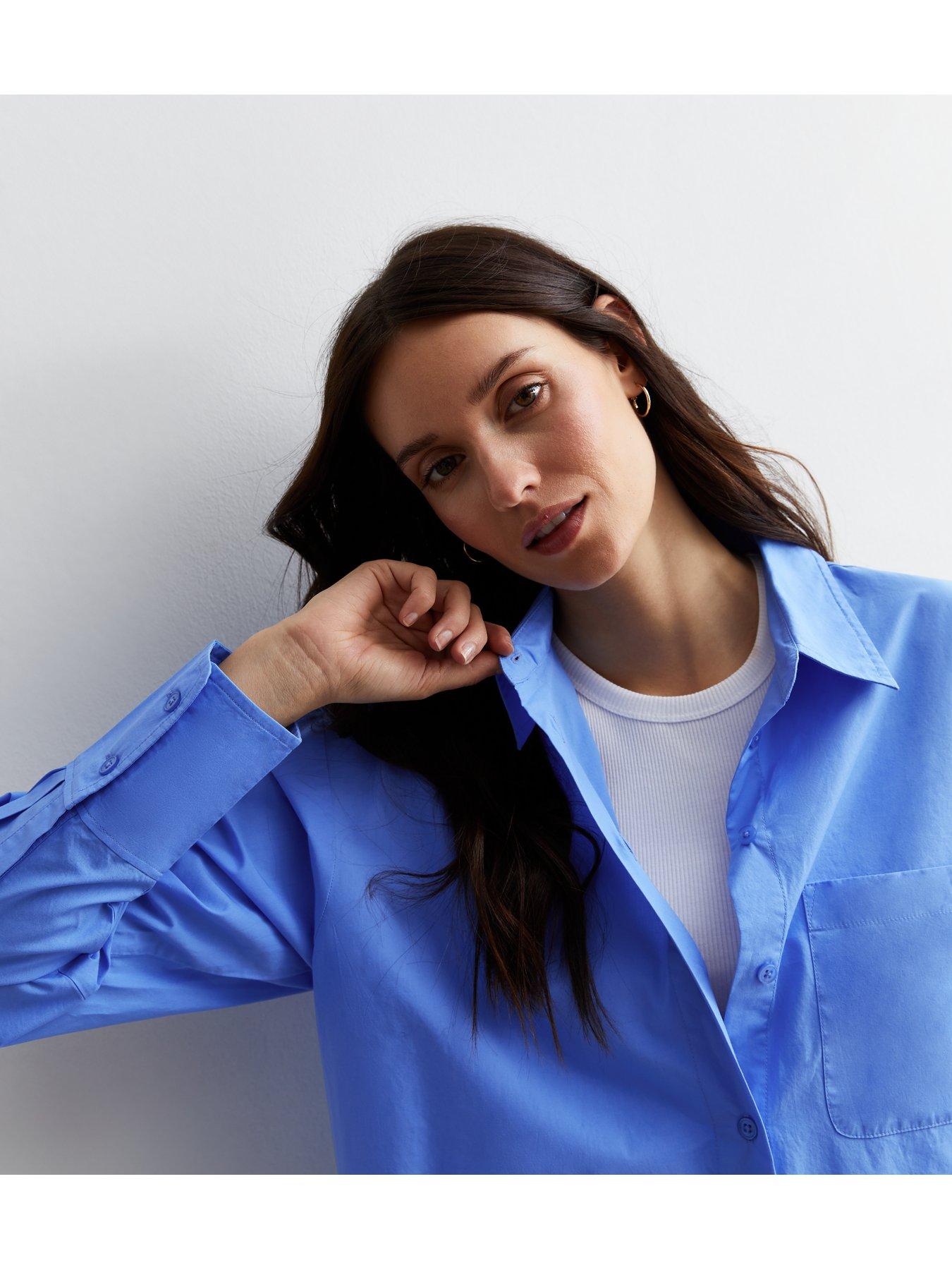 new-look-blue-poplin-cotton-shirtoutfit