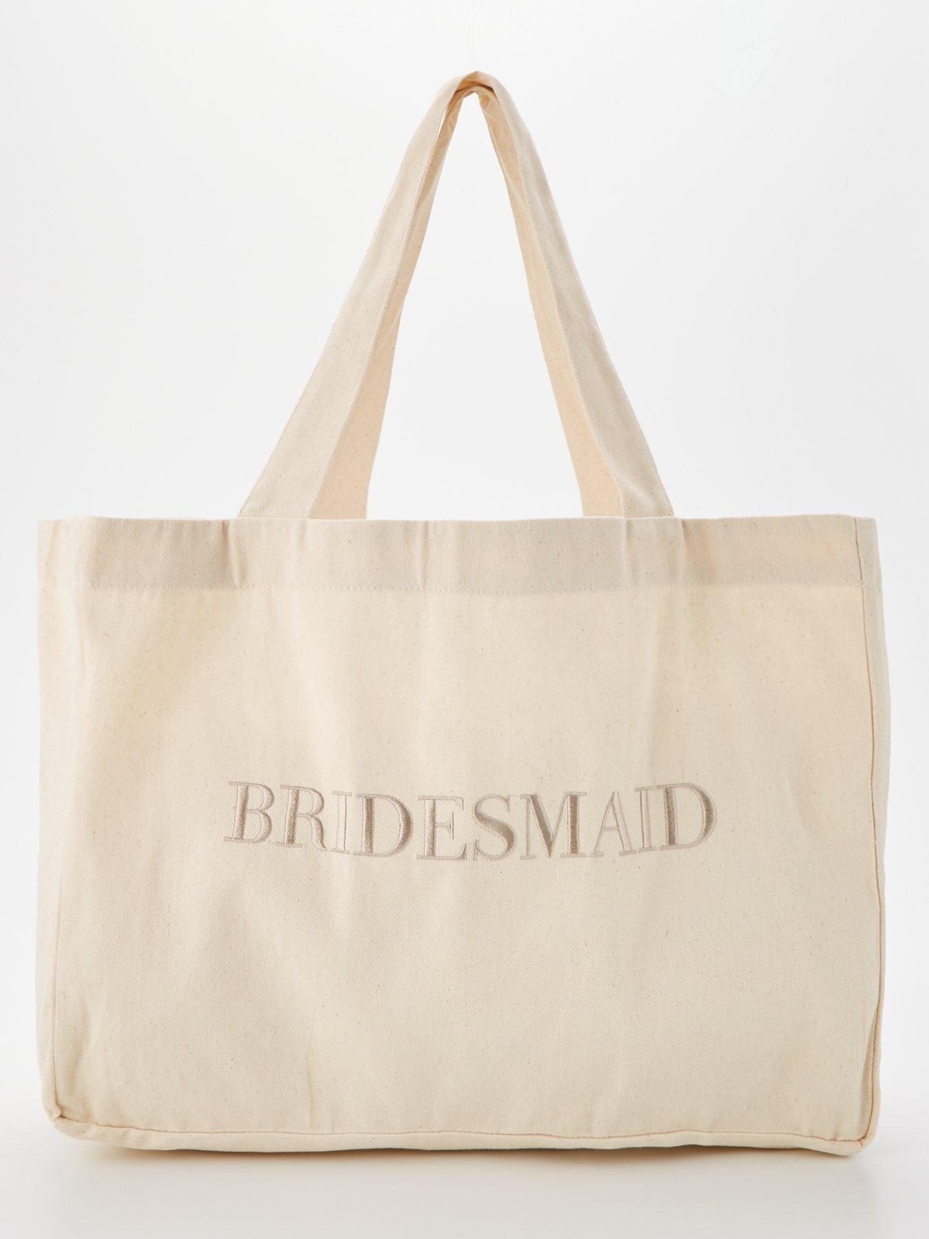 six-stories-bridesmaid-embroidered-tote-bag-champagnestillFront