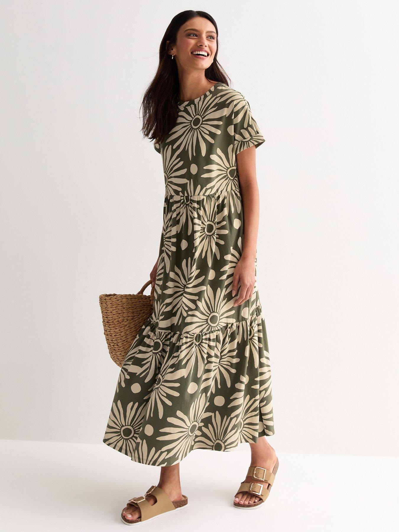 new-look-green-floral-cotton-midi-dressback