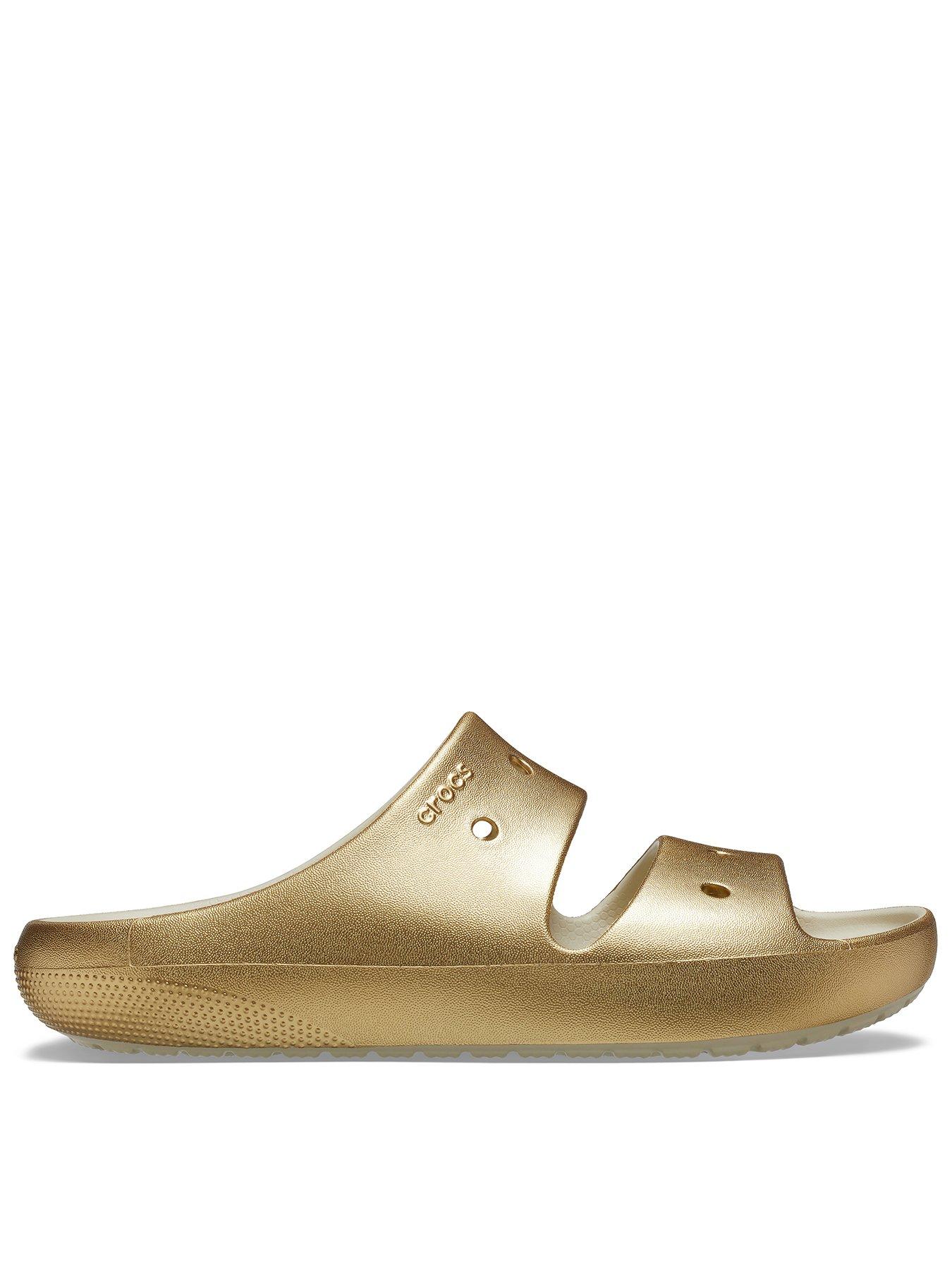 Crocs Crocs Classic Metallic Sandal v2 Gold Very Ireland