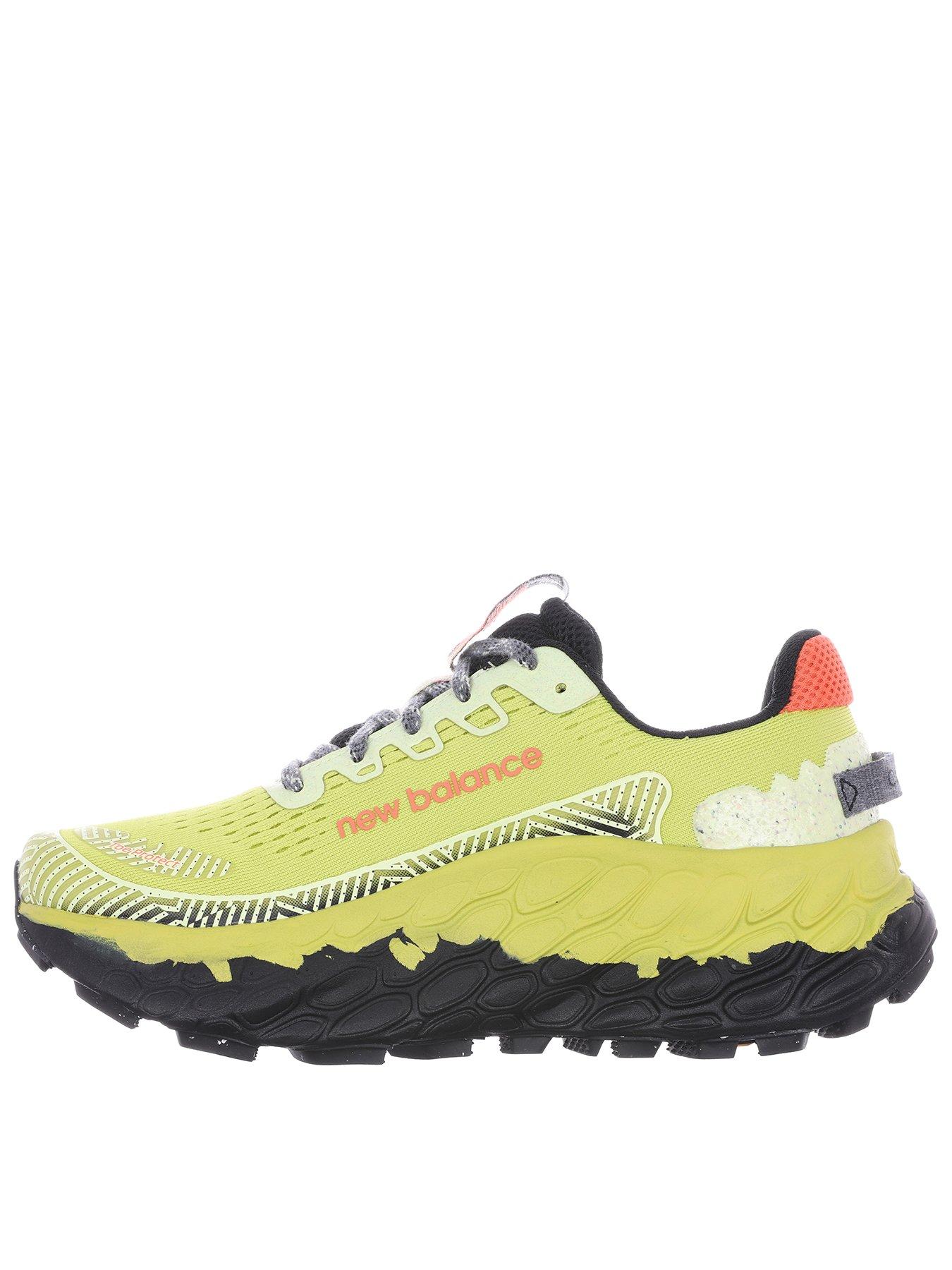 Women s Trail Running Fresh Foam X More V3 Trainers Yellow Black