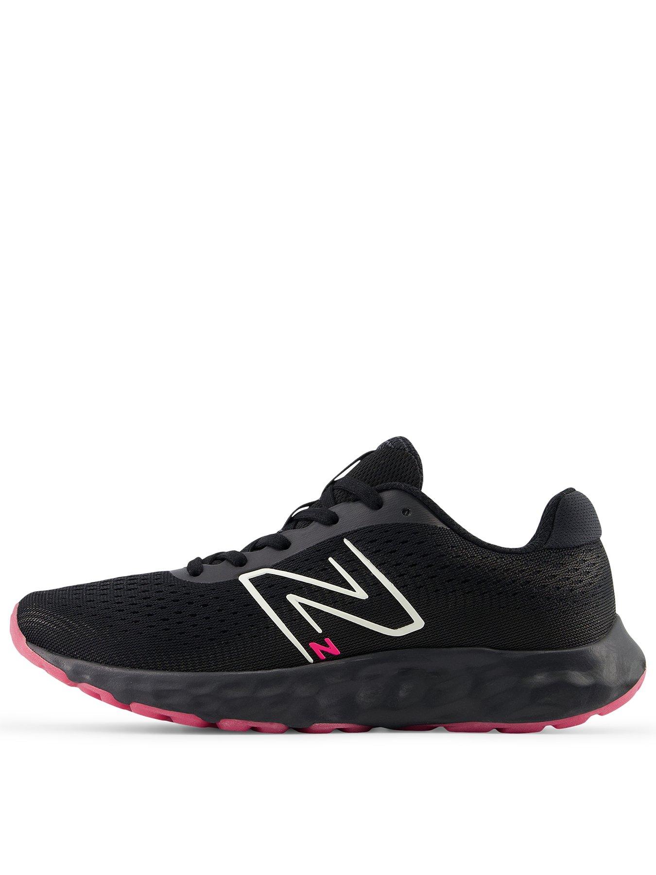 New balance womens shoes black and pink on sale