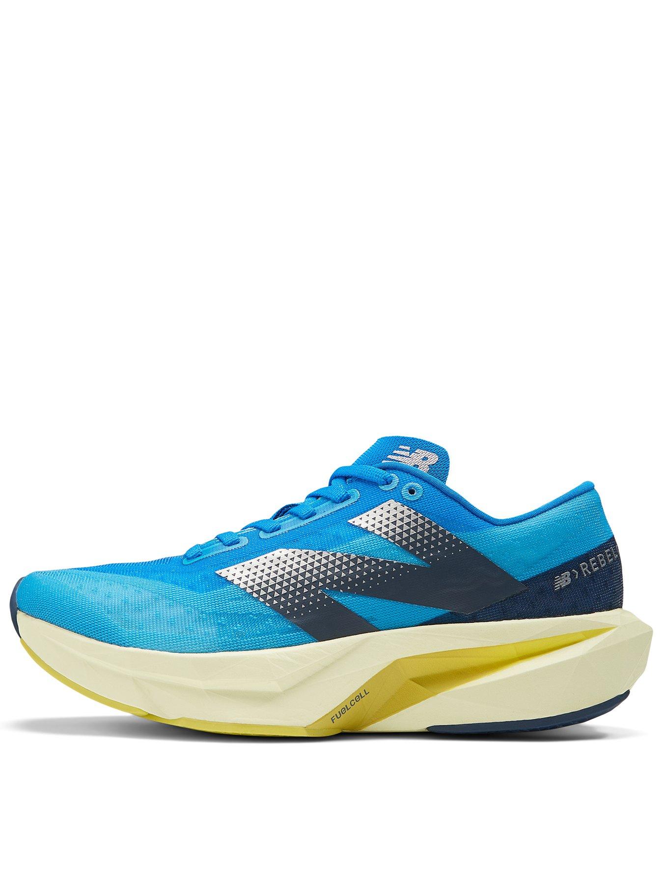 New balance blue yellow online