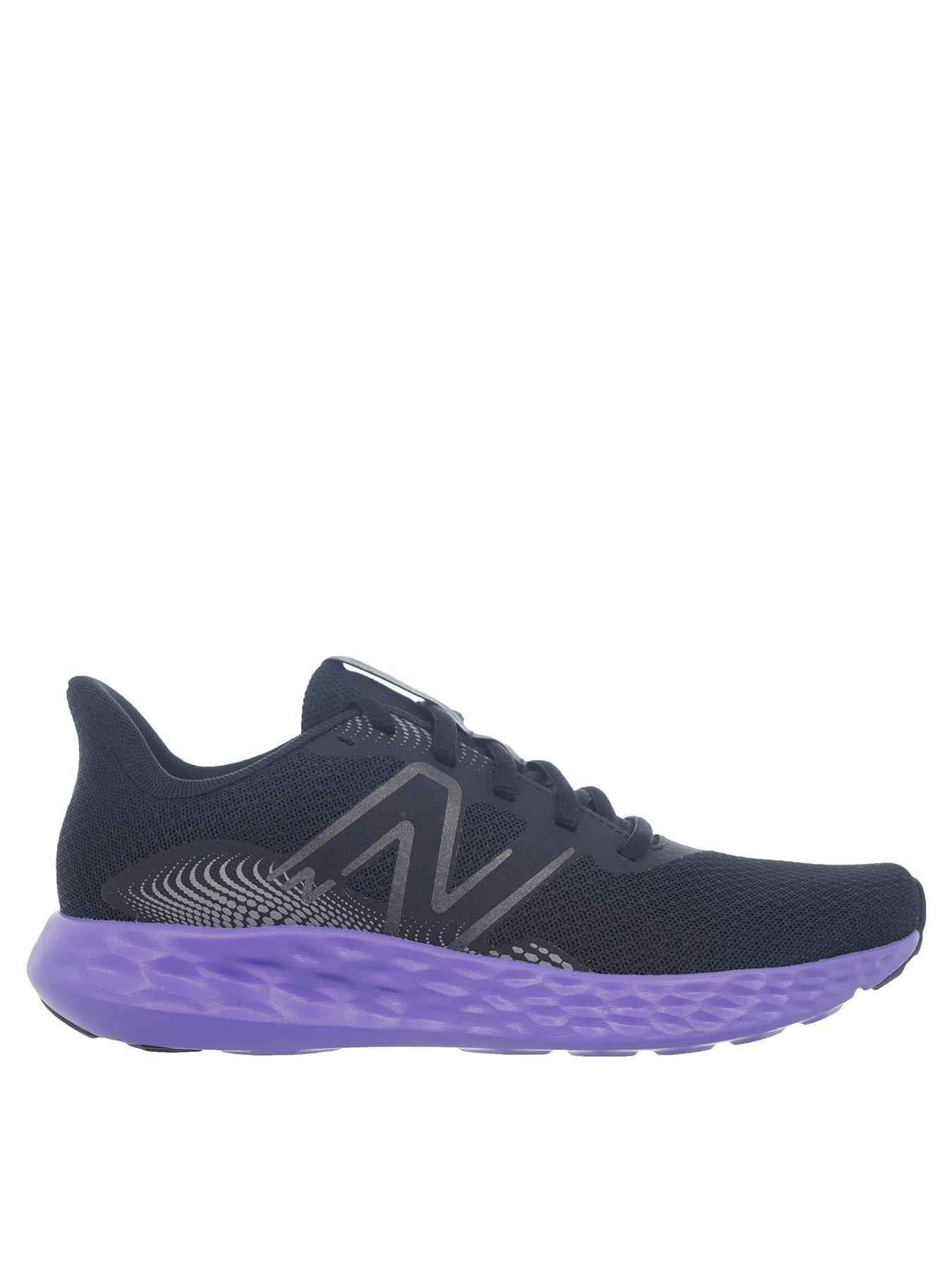 Womens Running 411 Trainers Black purple