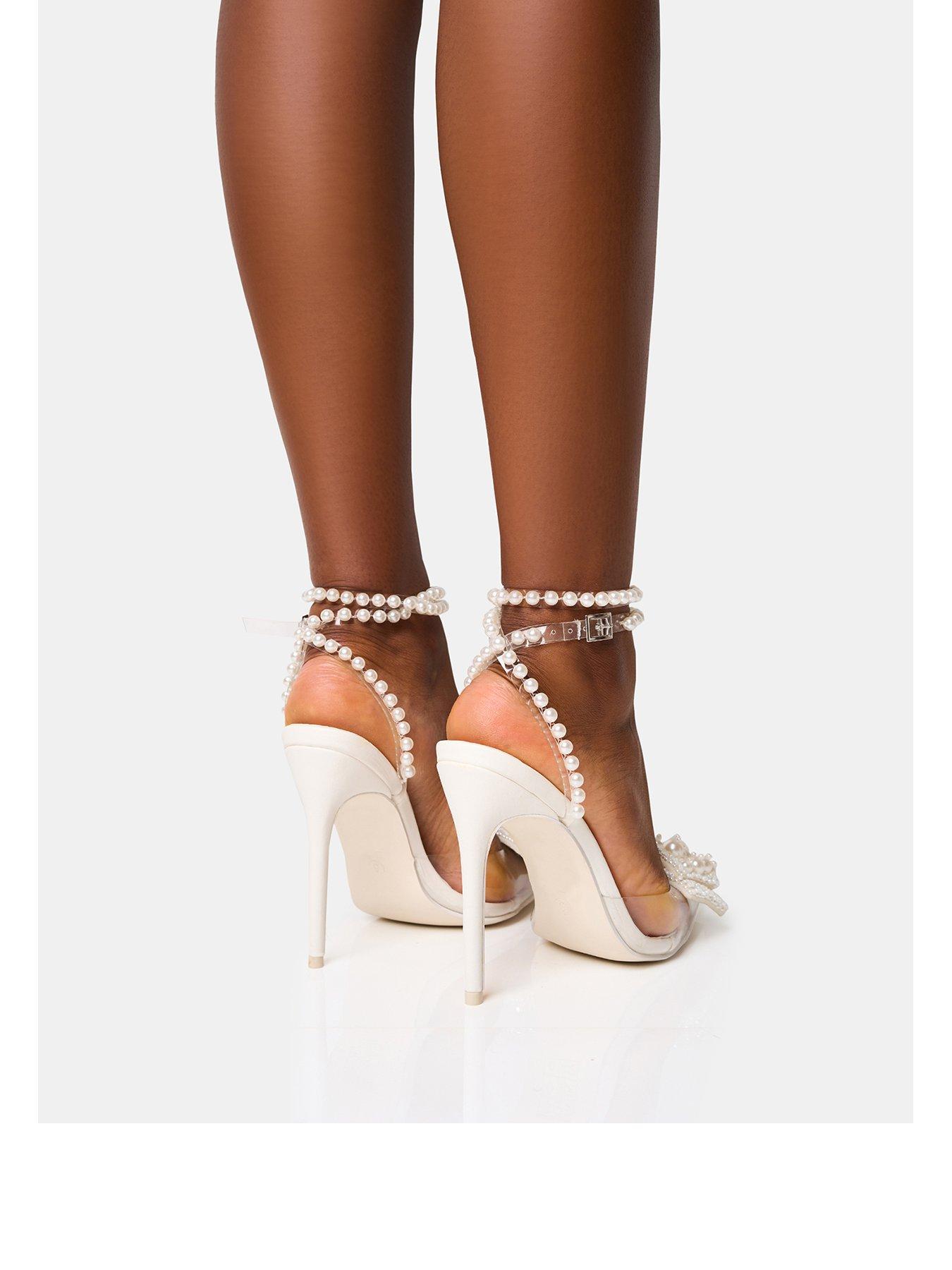 public-desire-glitzy-pearl-bow-detail-heeled-sandals-clearback