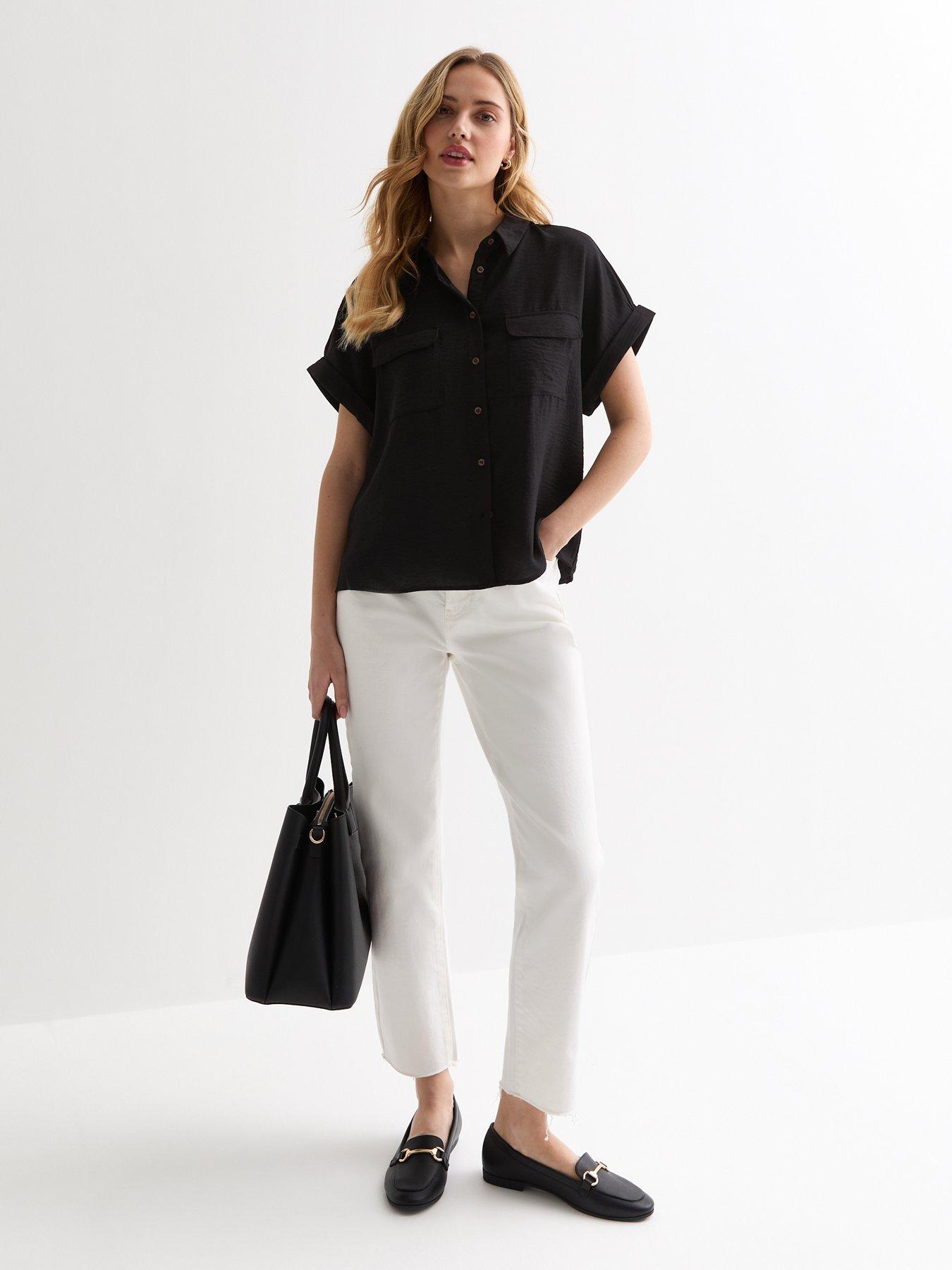 new-look-black-short-sleeve-shirtback