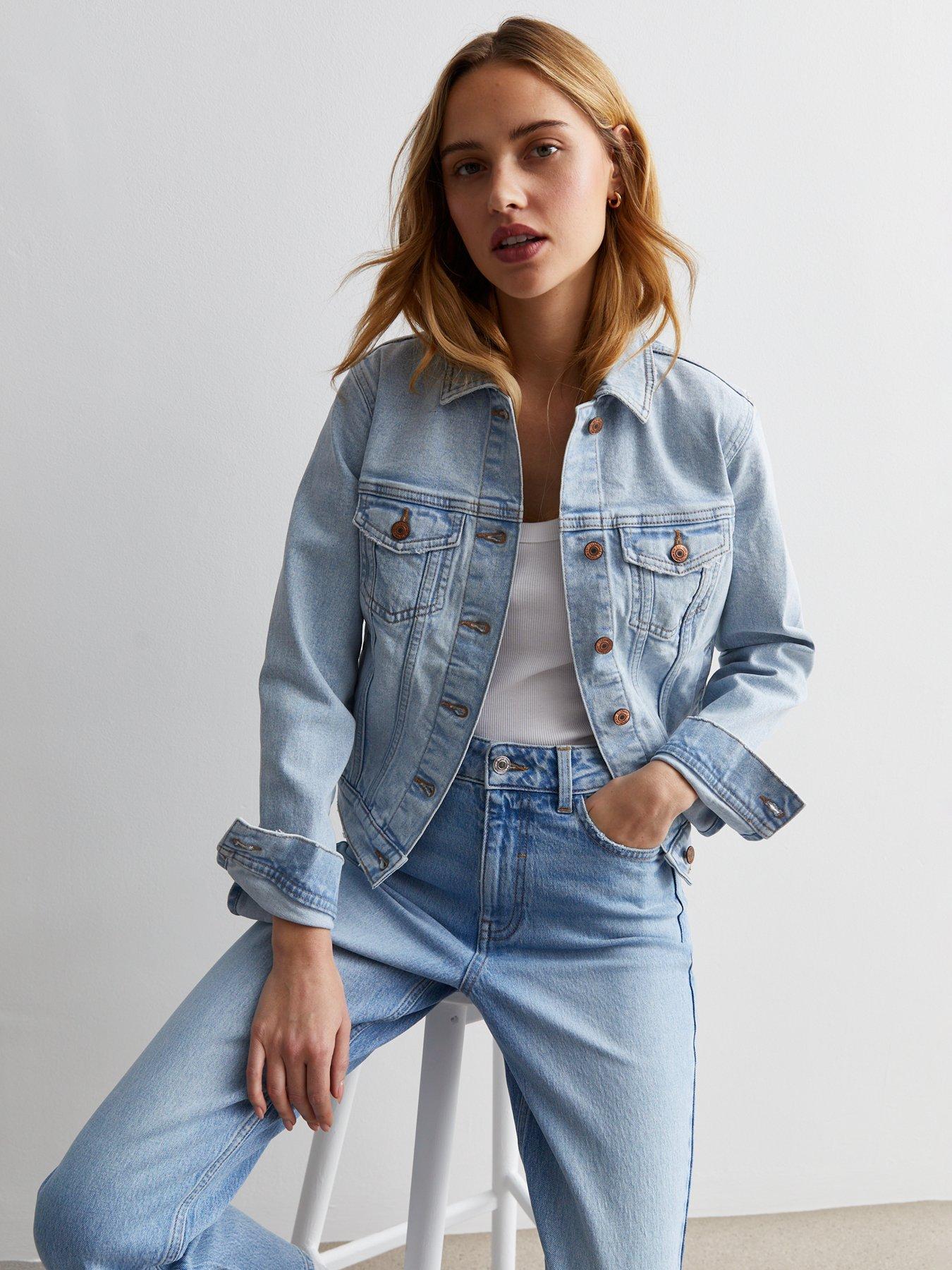 Pale store denim jacket