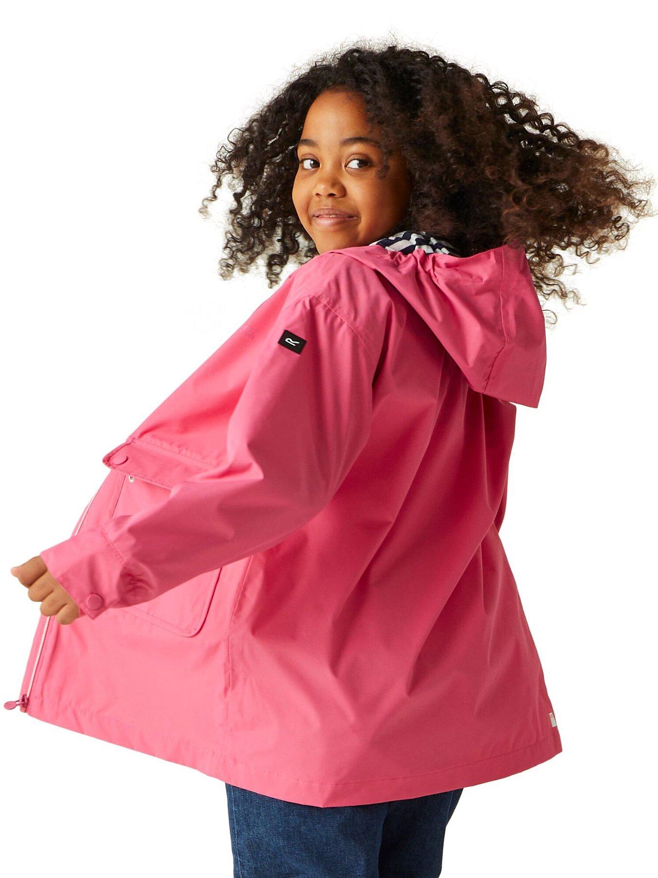 regatta-girls-beylina-waterproof-shell-pinkstillFront