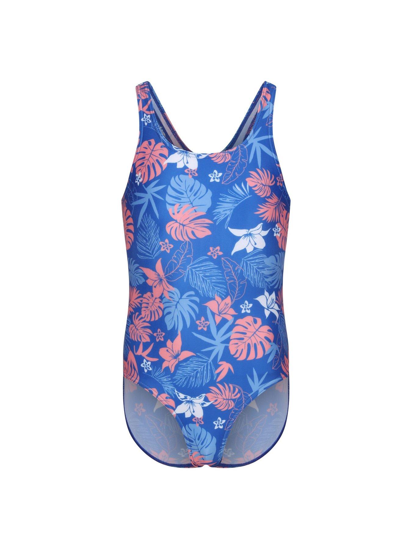 Image 4 of 5 of Regatta Girls Katrisse Swimsuit - Blue Print