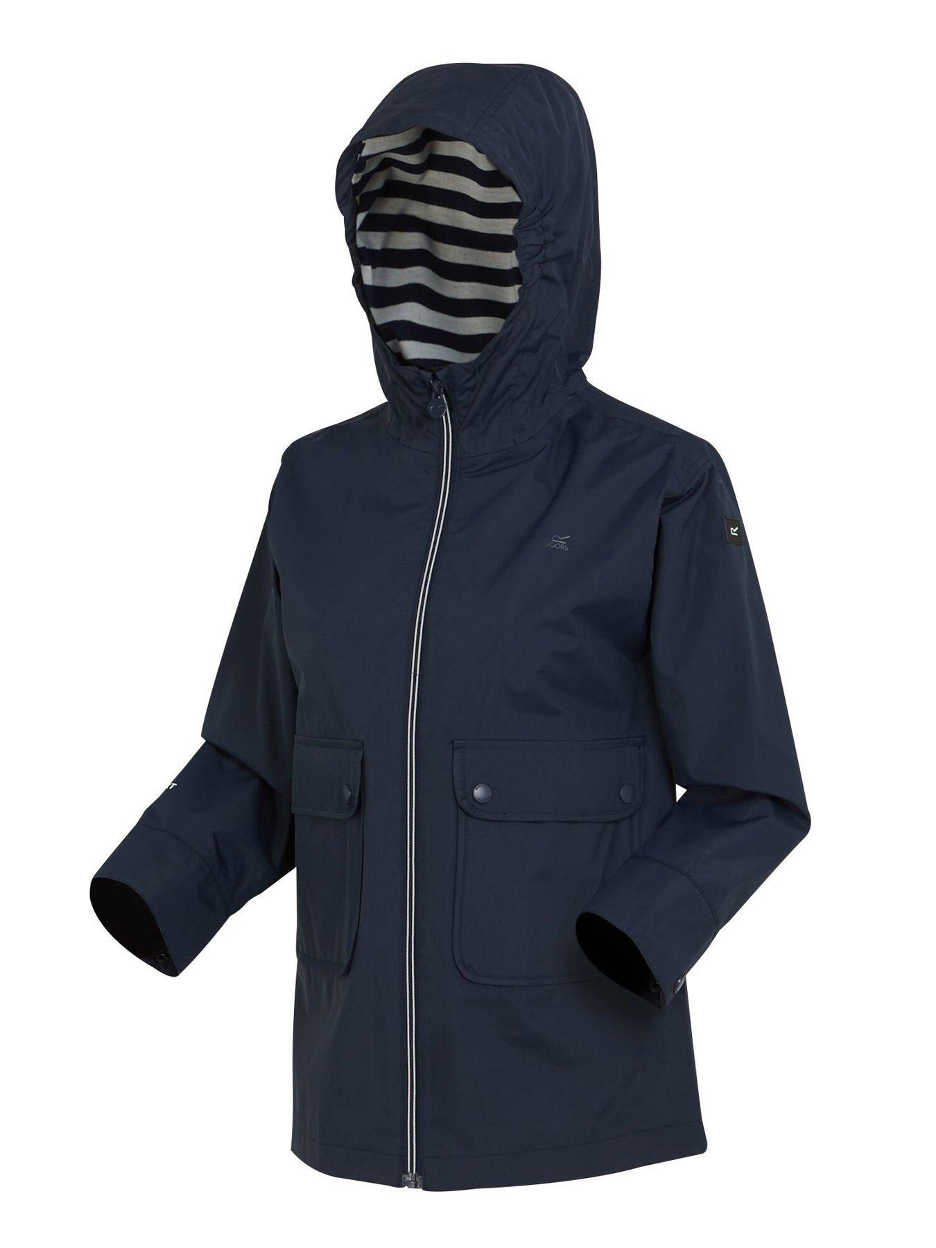 regatta-girls-beylina-waterproof-shell-jacket-navystillFront