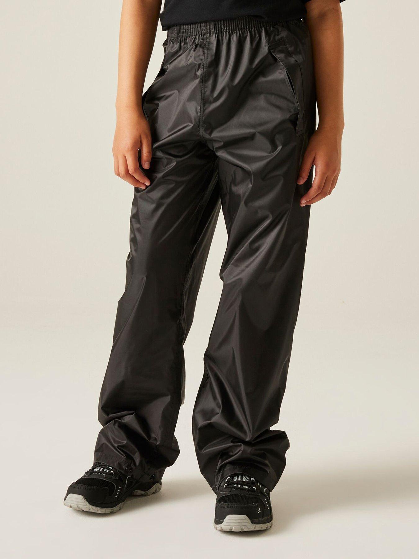 Image 3 of 6 of Regatta Kids Unisex Kids Stormbreak Over Trousers - Black