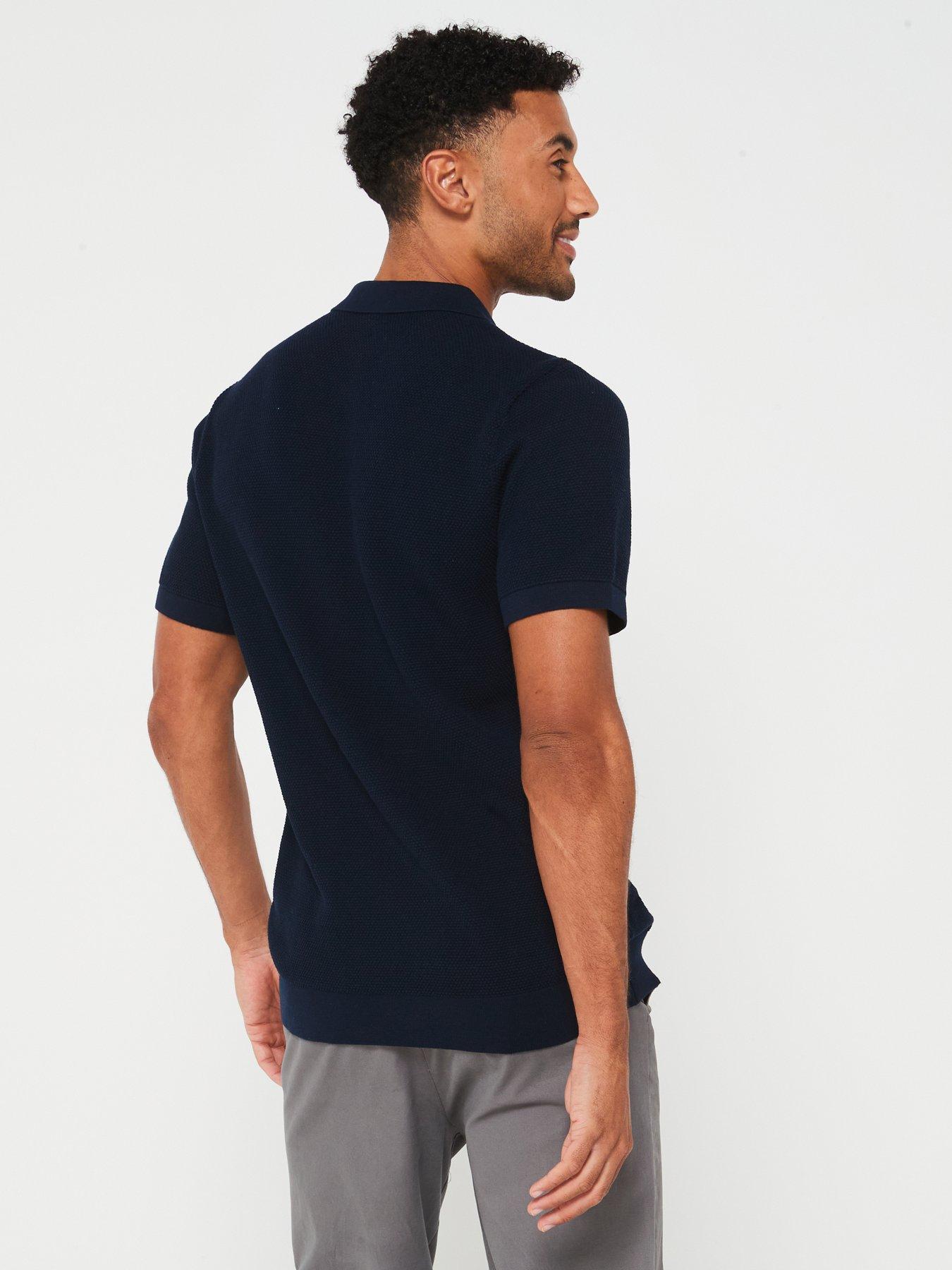 very-man-textured-knitted-zip-polo-navystillFront