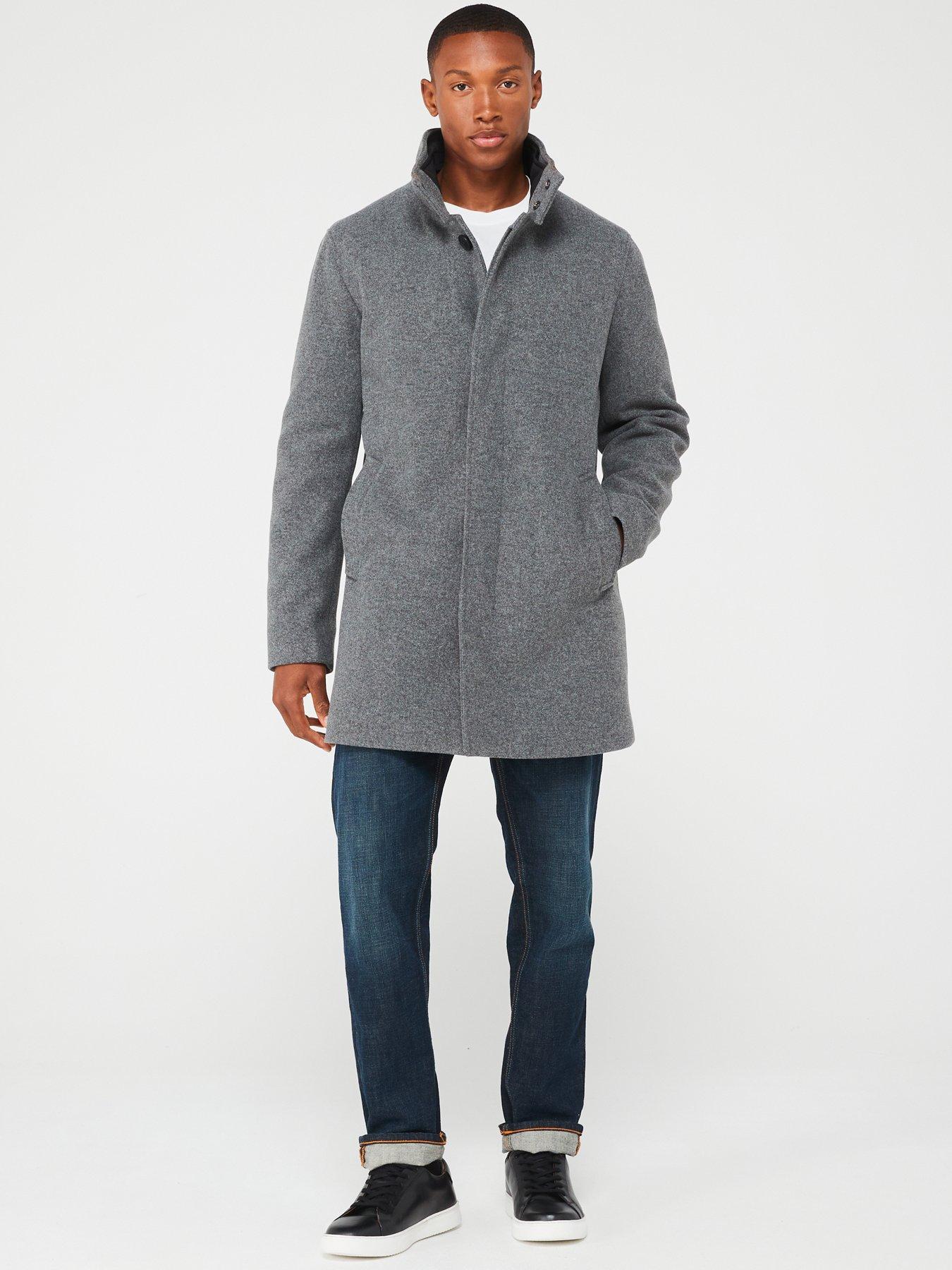 very-man-faux-wool-funnel-neck-coat-charcoaldetail