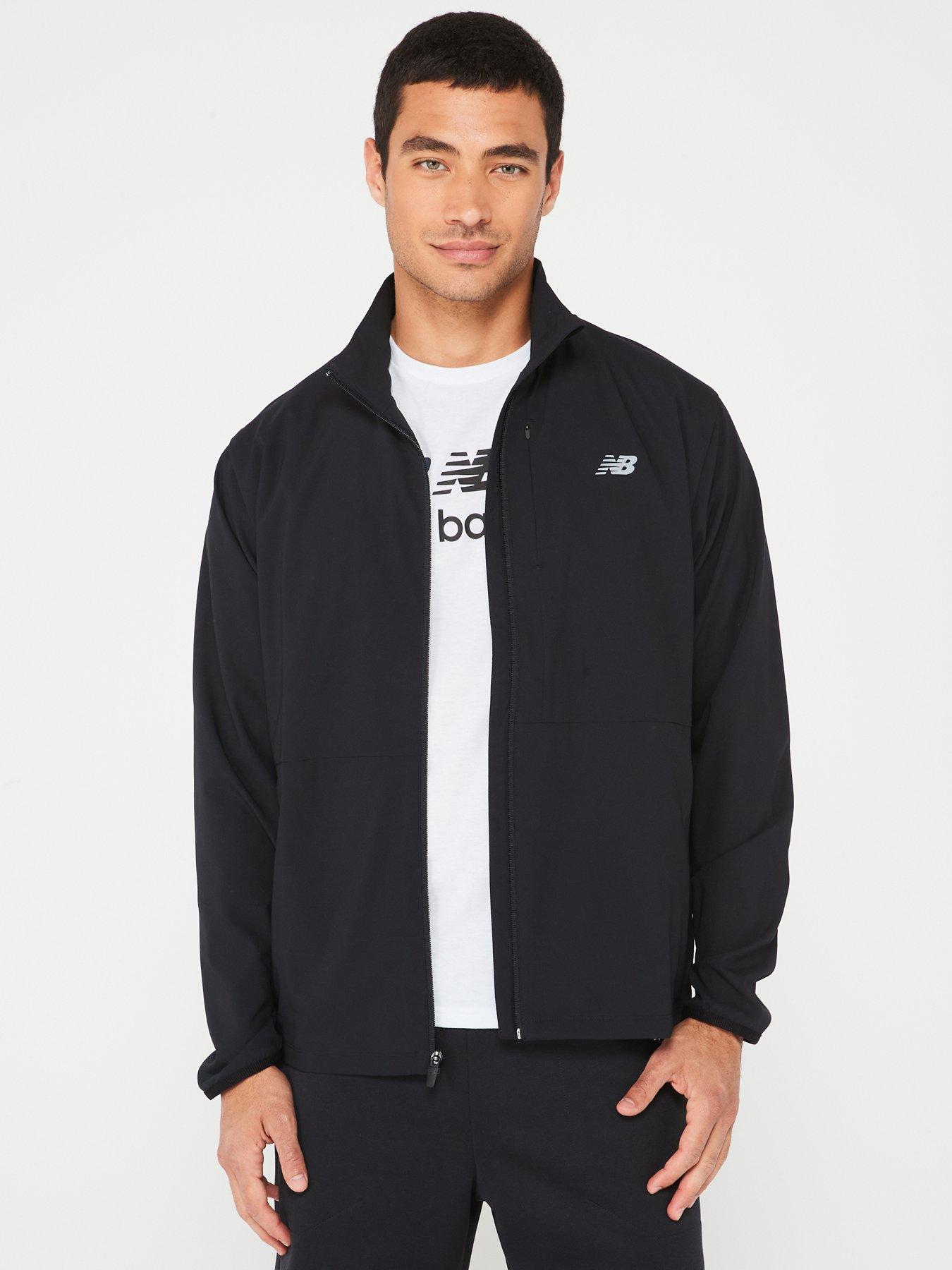 Mens Training Athletics Stretch Woven Jacket Black