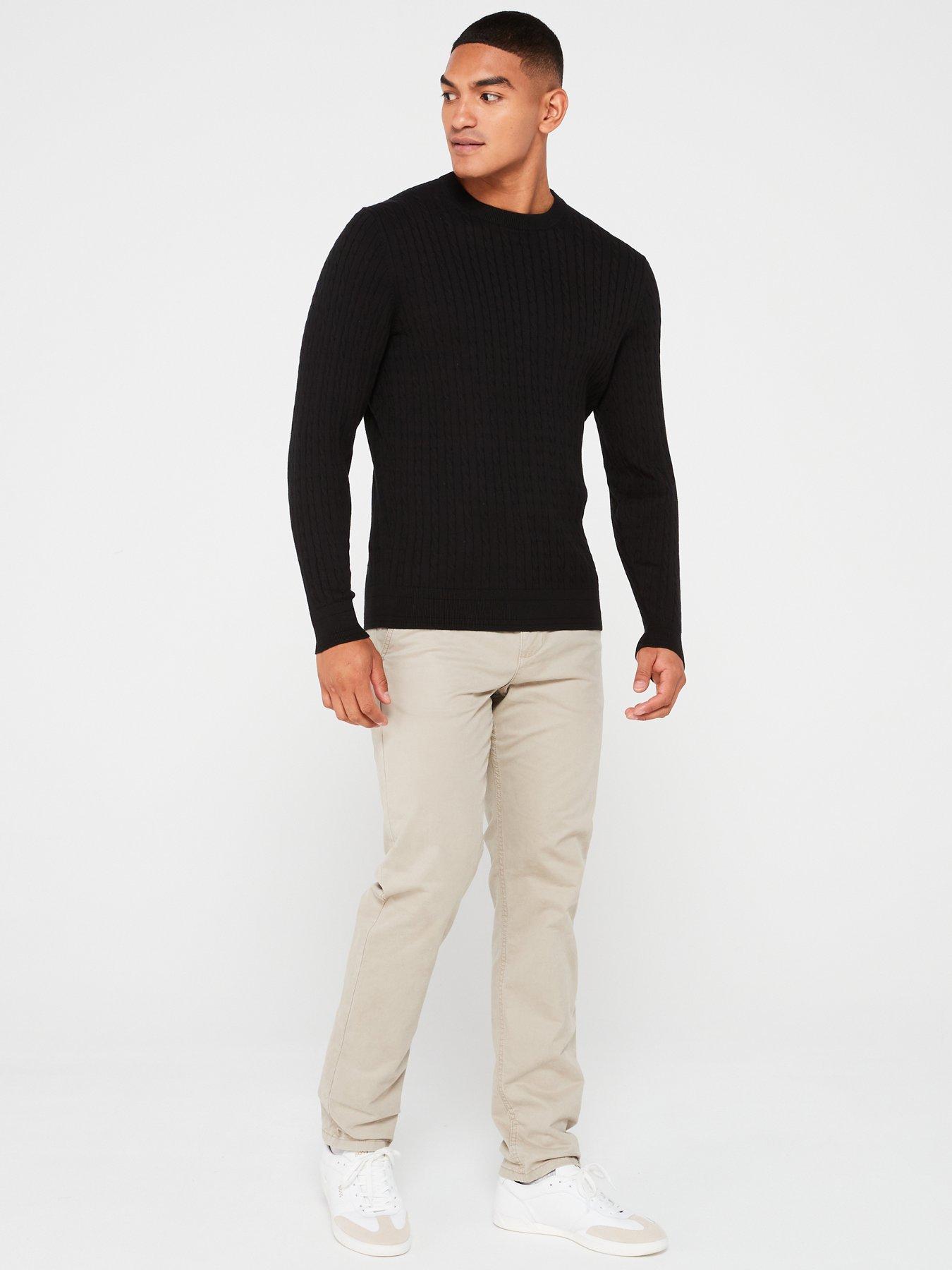 everyday-cotton-rich-fine-gauge-cable-crew-jumper-blackback