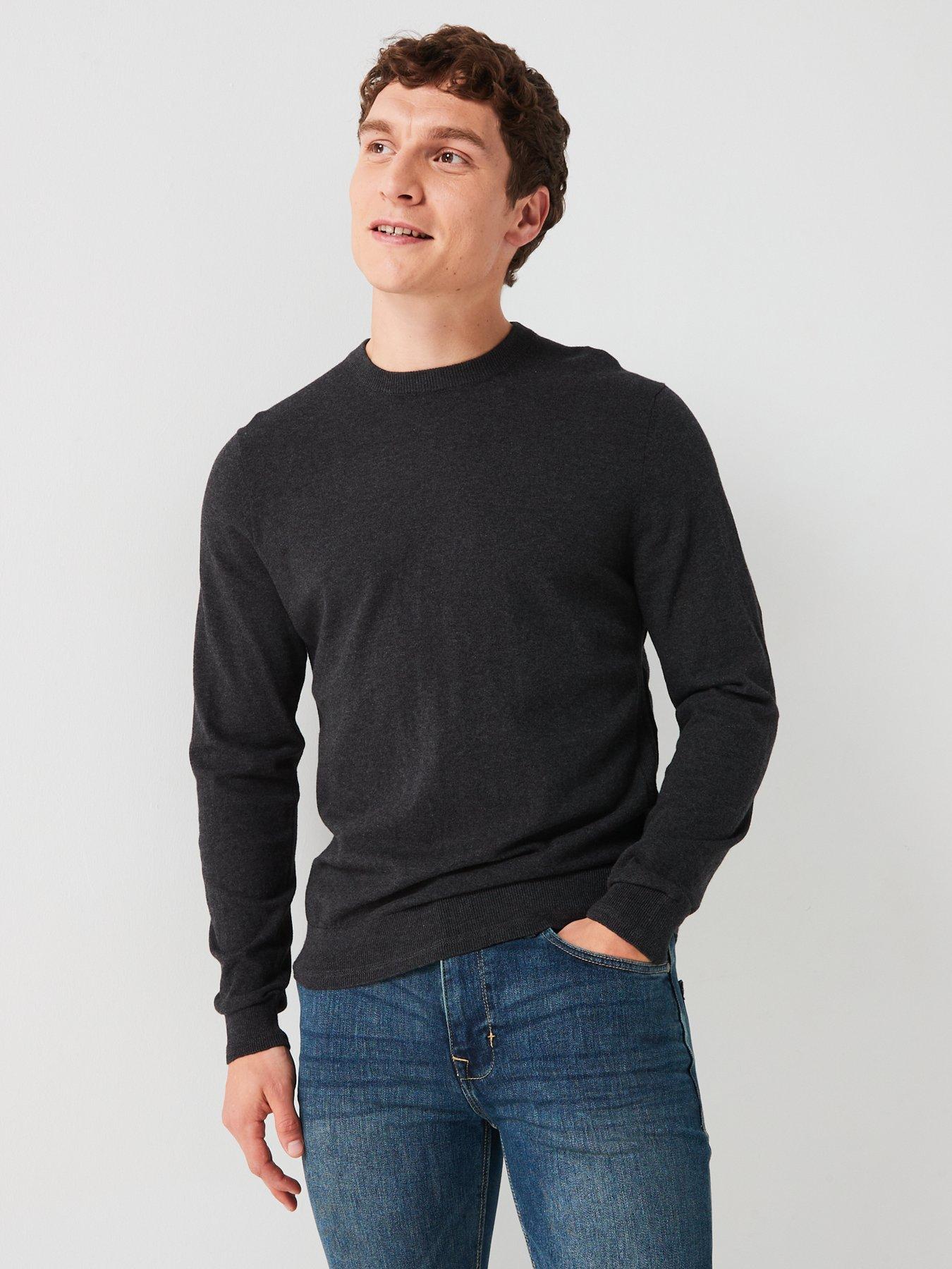 everyday-cotton-rich-crew-neck-knitted-jumper-charcoal