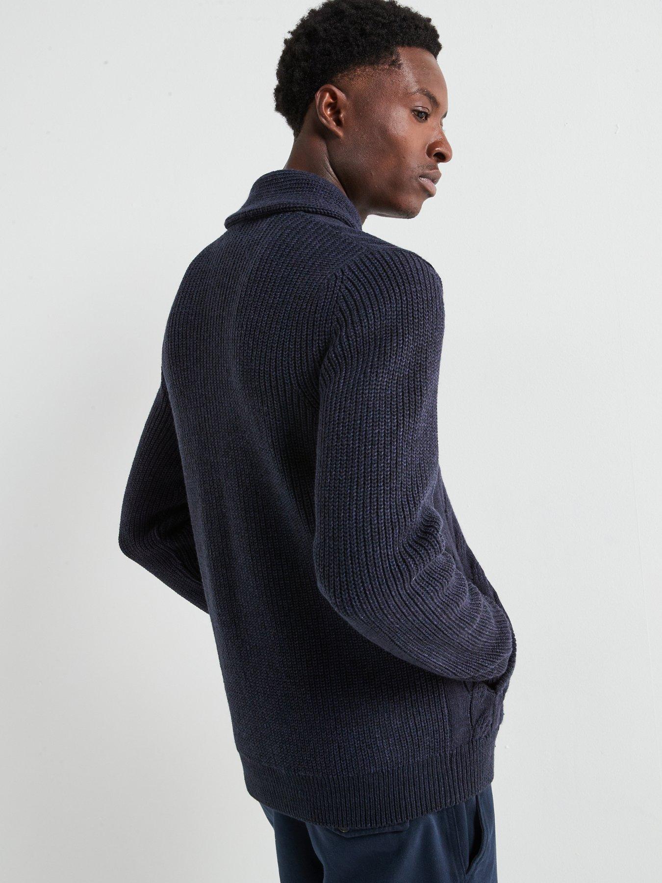 very-man-cable-shawl-cardigan-navystillFront