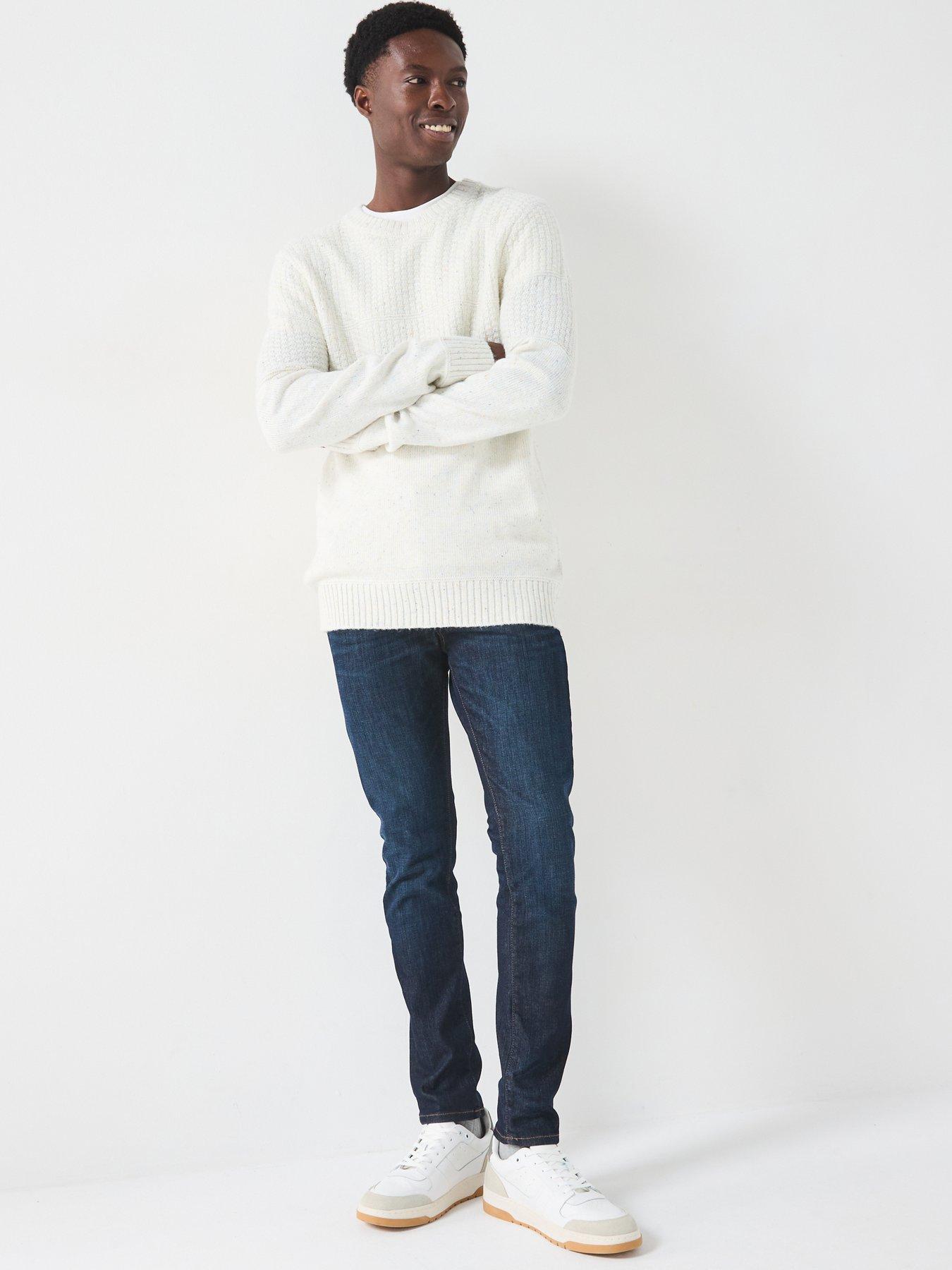 very-man-texture-block-crew-neck-jumper-ecruback