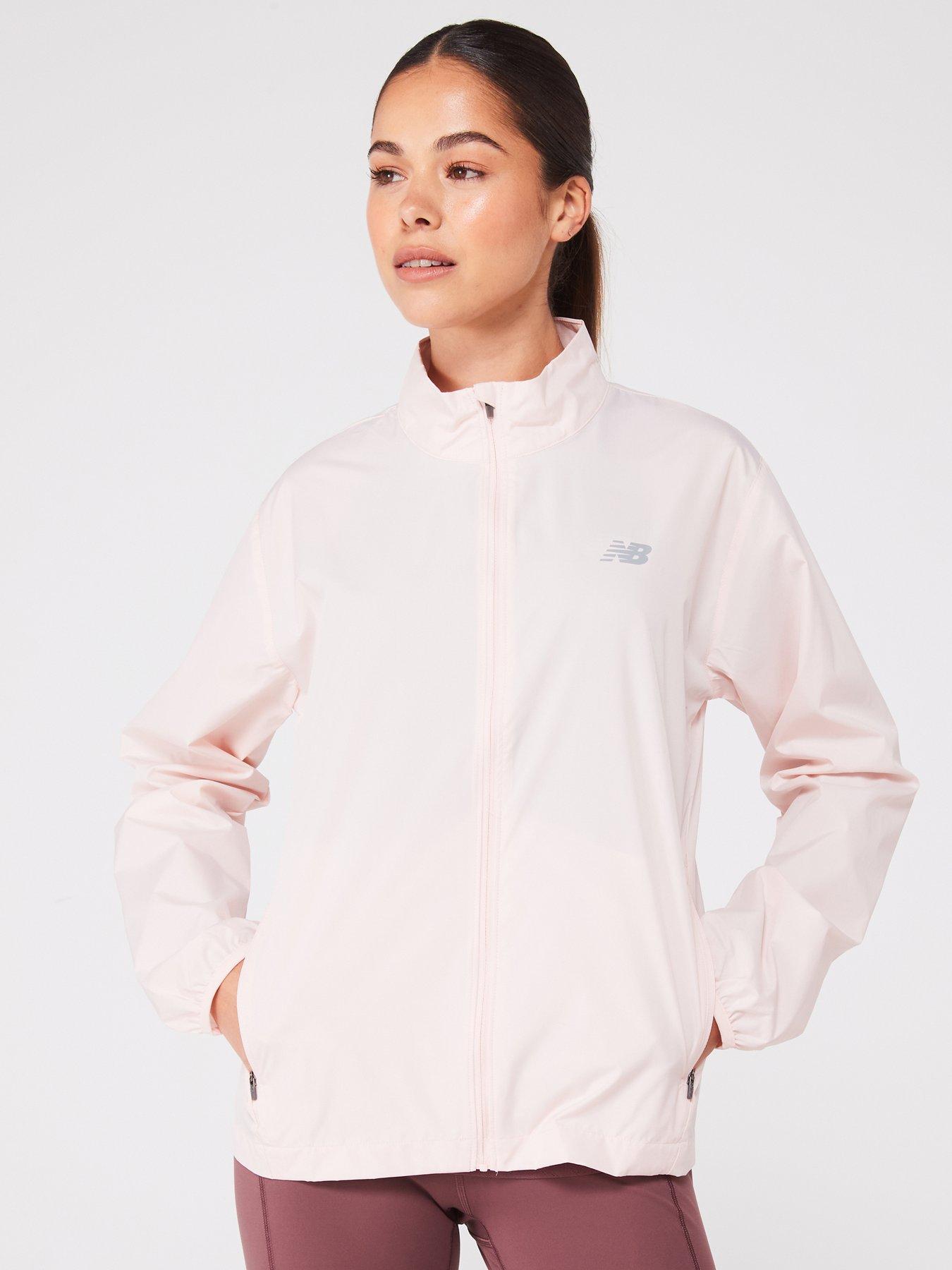 Pink ladies running jacket sale