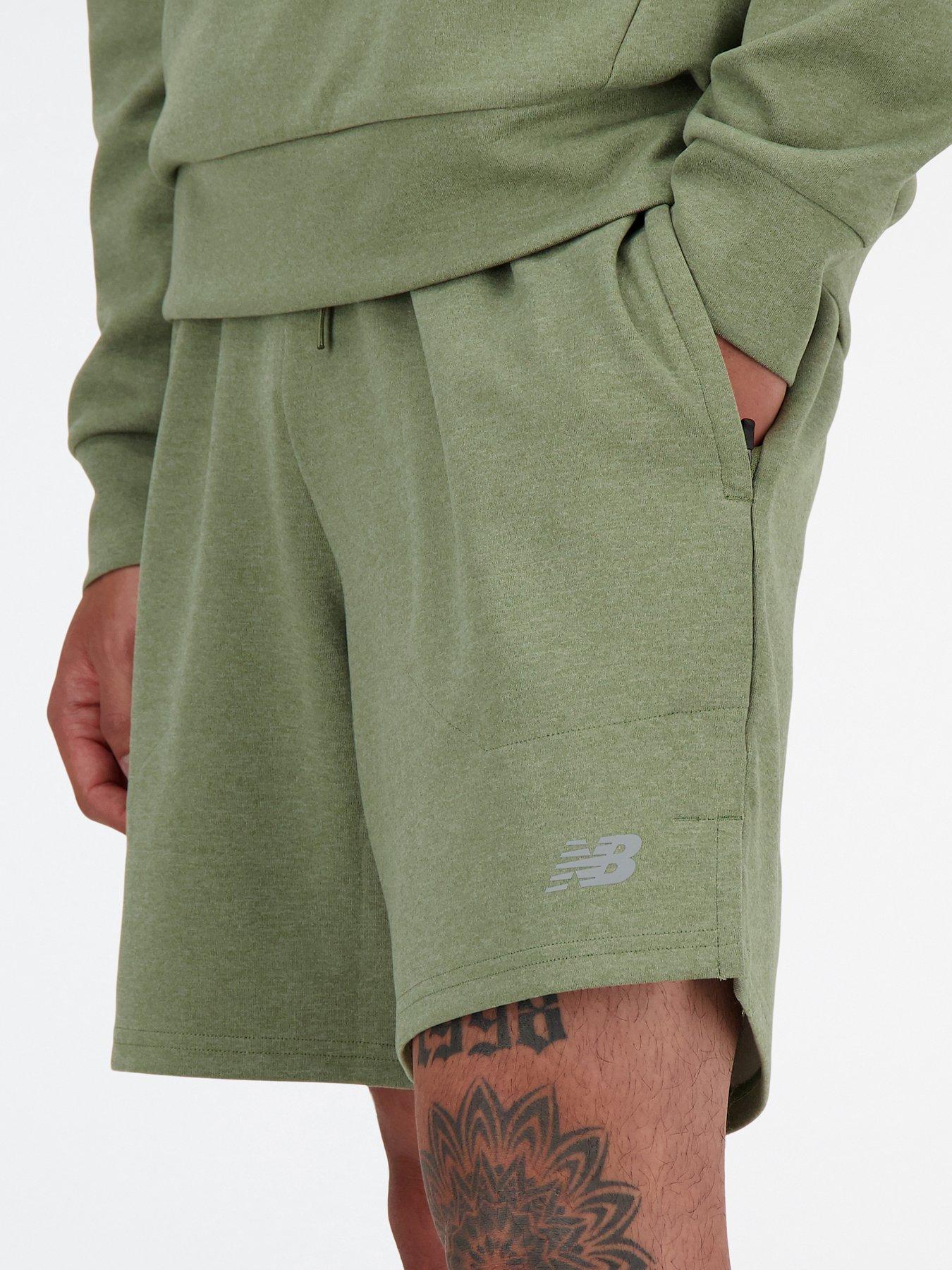 new-balance-mens-training-training-tech-knit-shorts-7-inch-greenoutfit