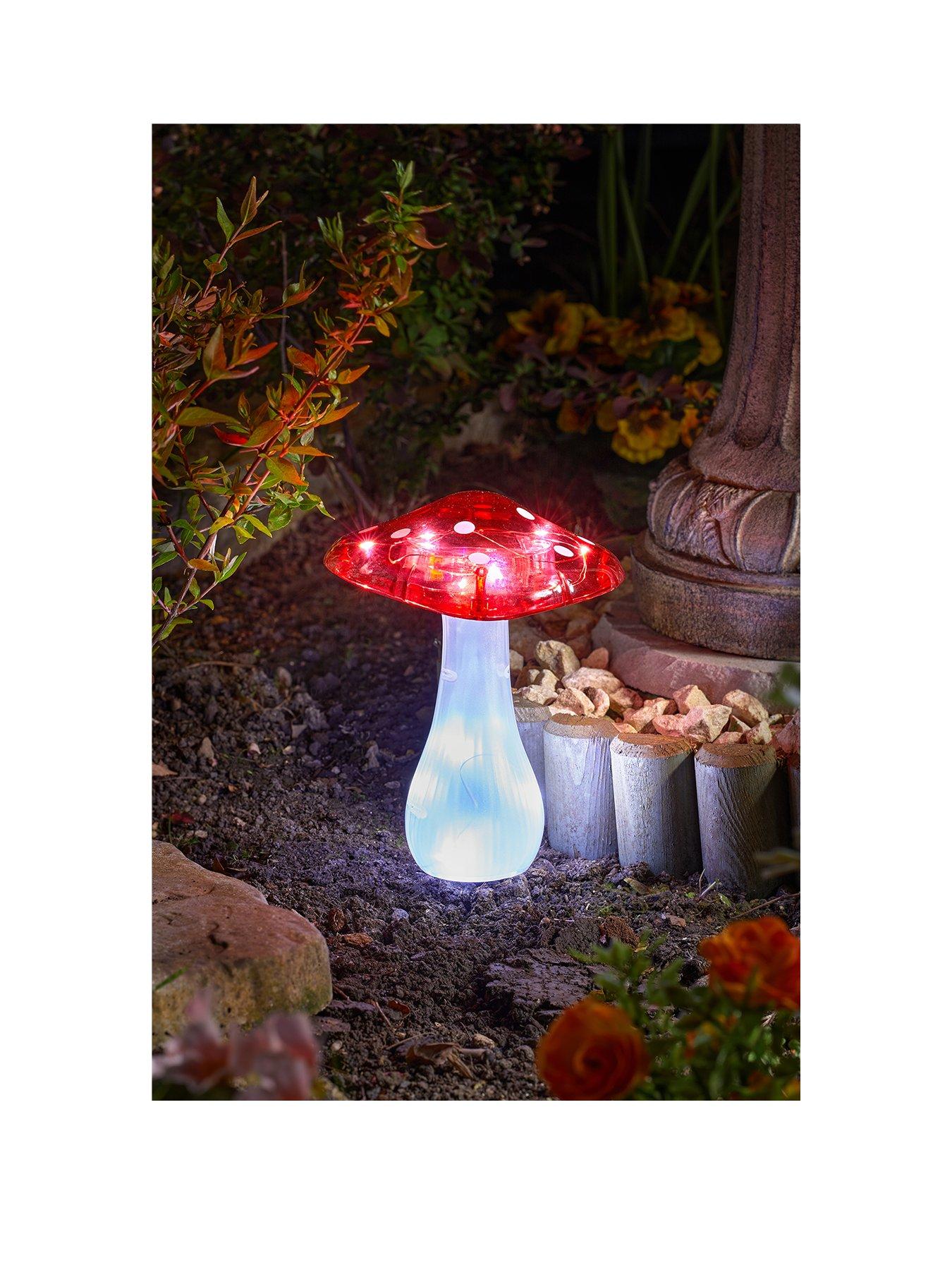 Image 2 of 3 of Smart Solar Magic Mushroom Stake Light, 3 Pck, Mail Order