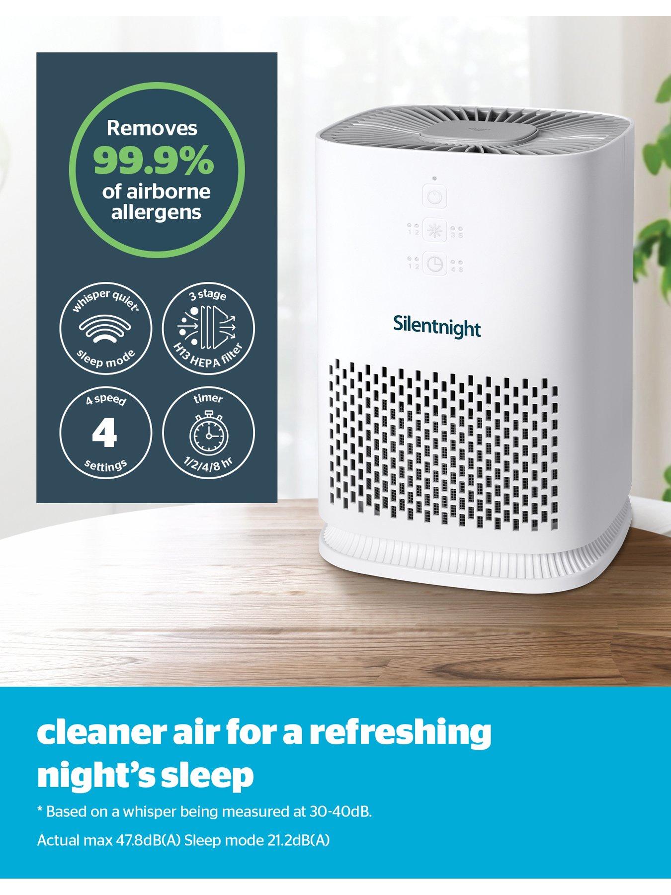 silentnight-airmax-800-3-stage-hepa-air-purifier-with-replacement-filterstillFront