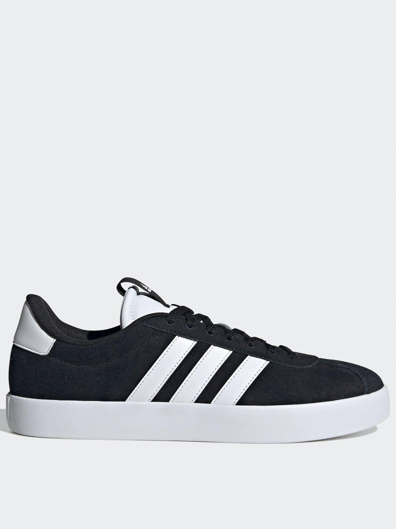 adidas-sportswear-mens-vlnbspcourt-30-trainers-blackwhitefront