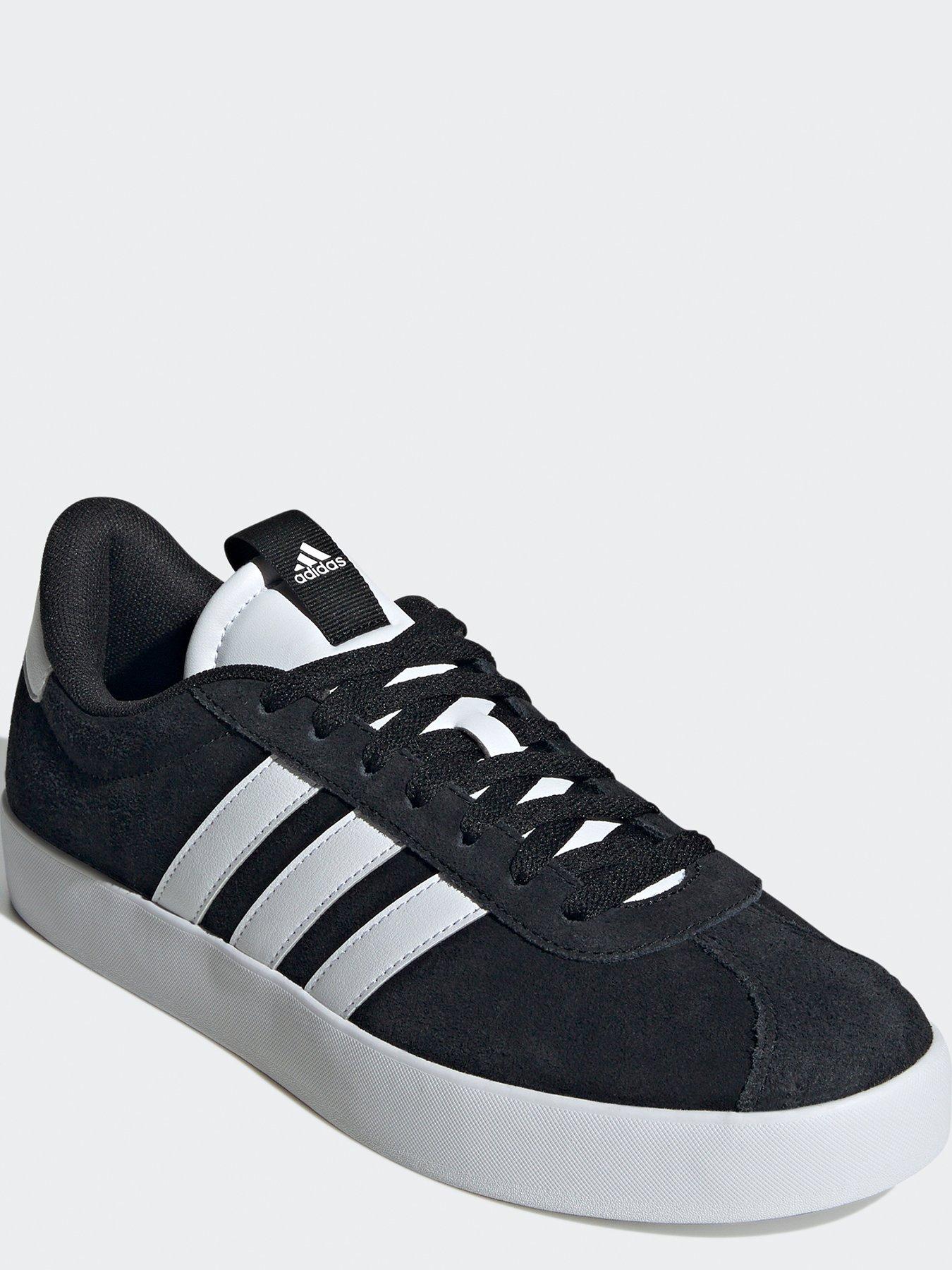 adidas-sportswear-mens-vlnbspcourt-30-trainers-blackwhitestillFront