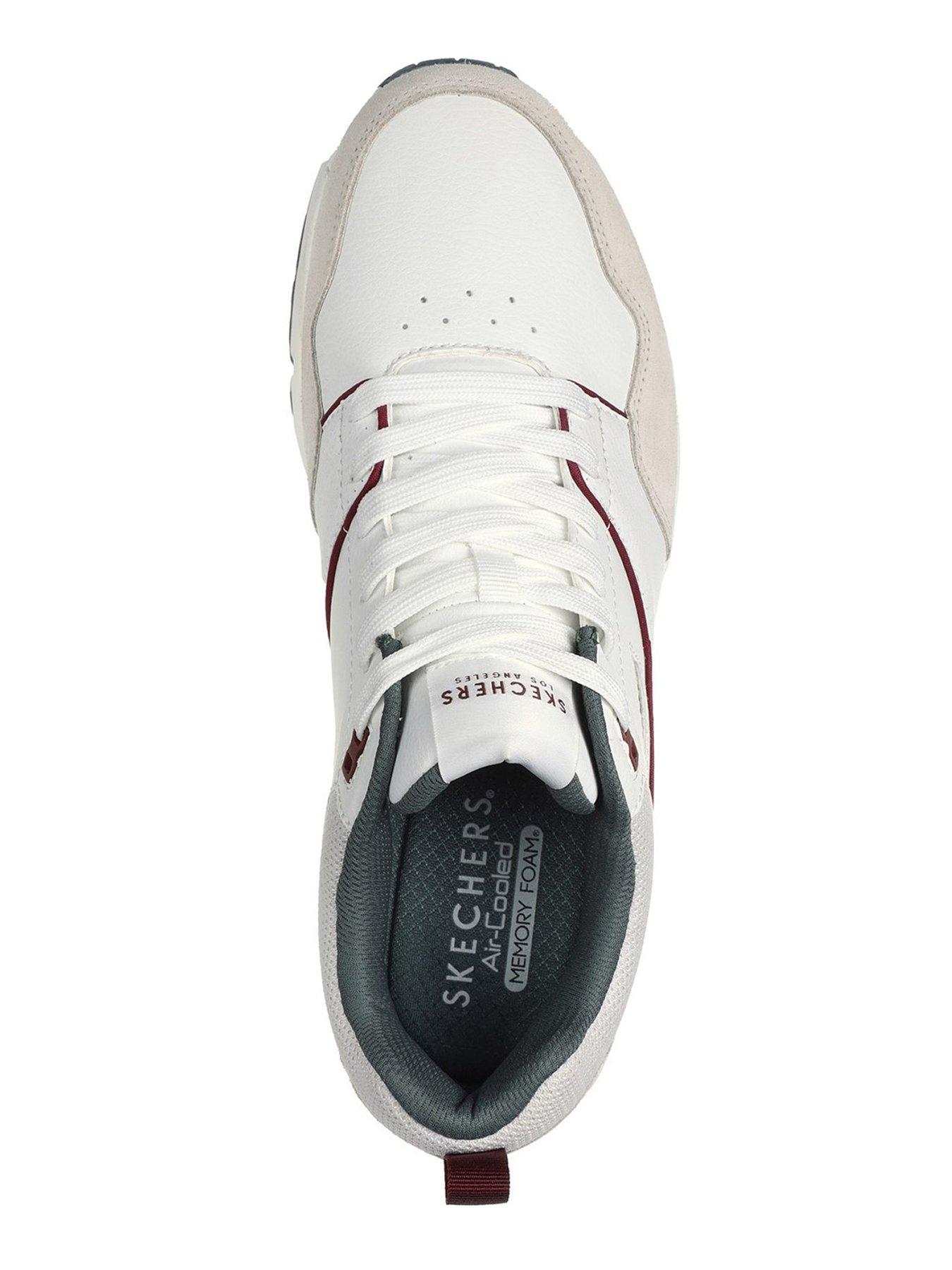 skechers-skechers-uno-lace-up-trainers-whiteoutfit