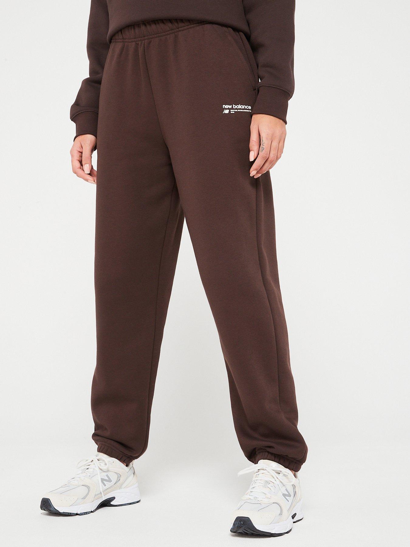 New Balance Womens Seasonal Graphic Sweatpant Brown Very Ireland