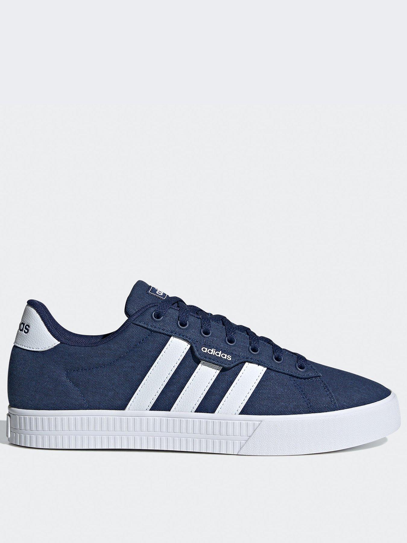 adidas Sportswear Mens Canvas Daily 3.0 Trainers Navy White Very Ireland